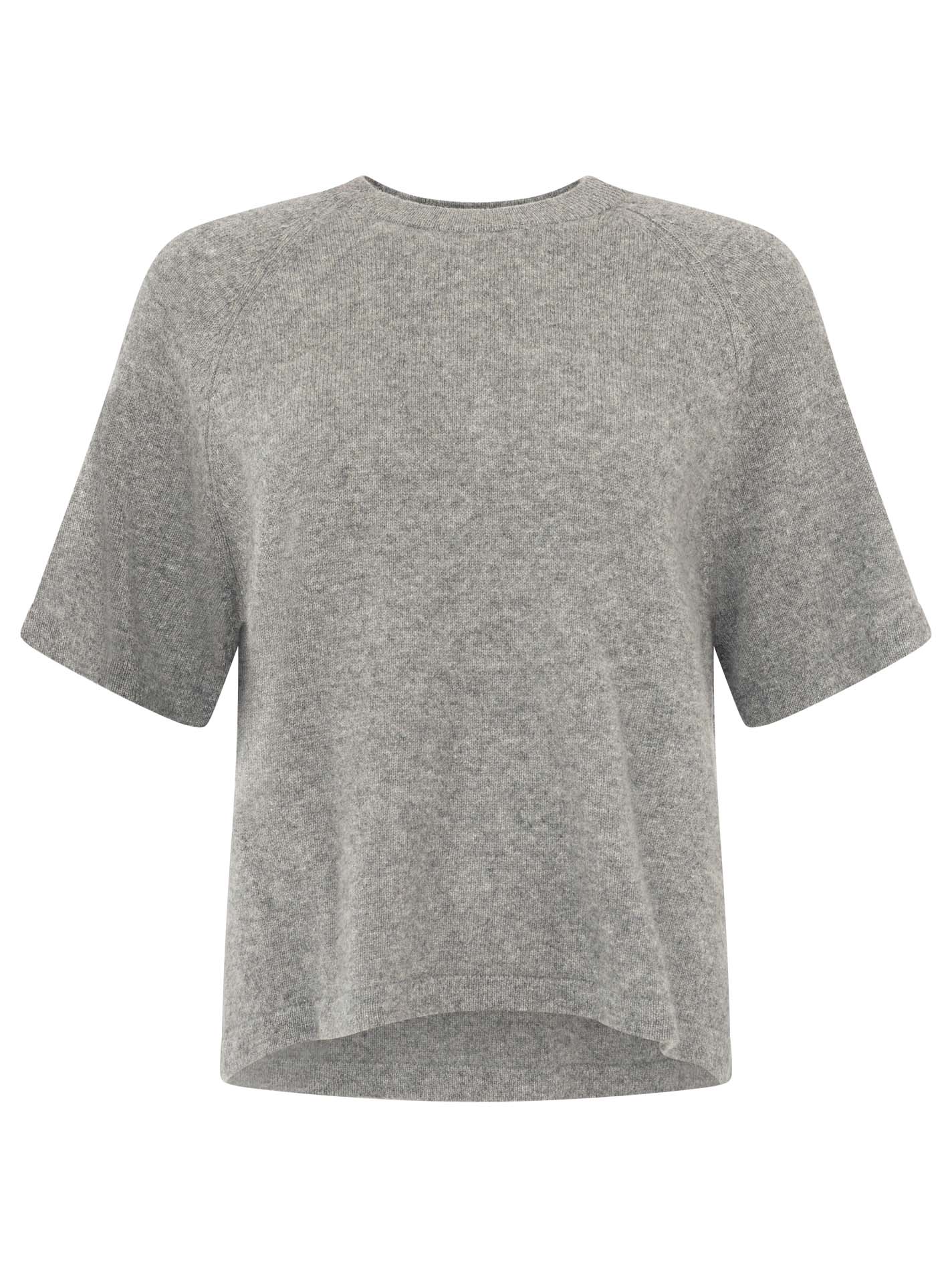 100% Cashmere Kurzarm Shirt Boxy