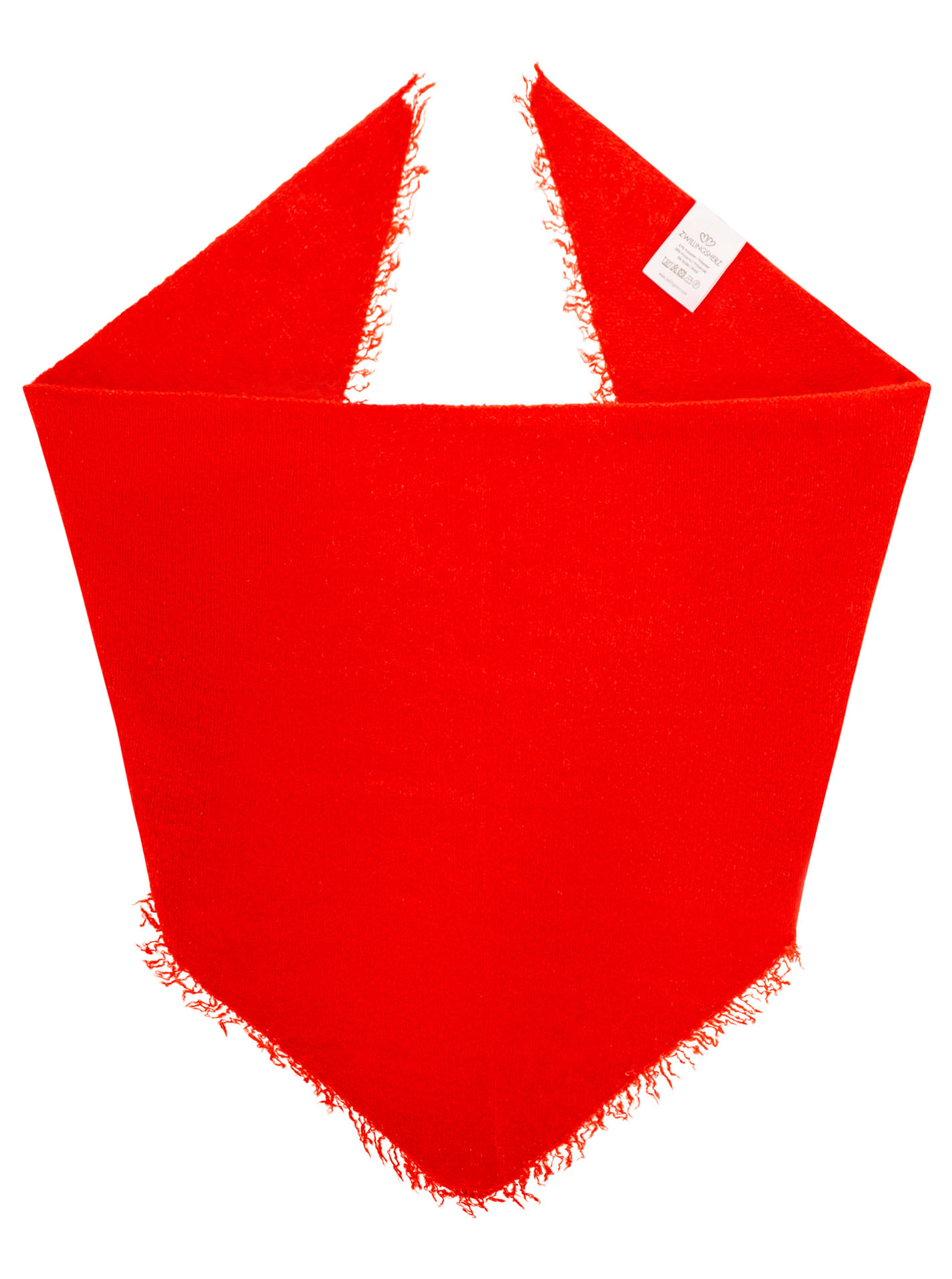 Halstuch Wollmix "Fransen"