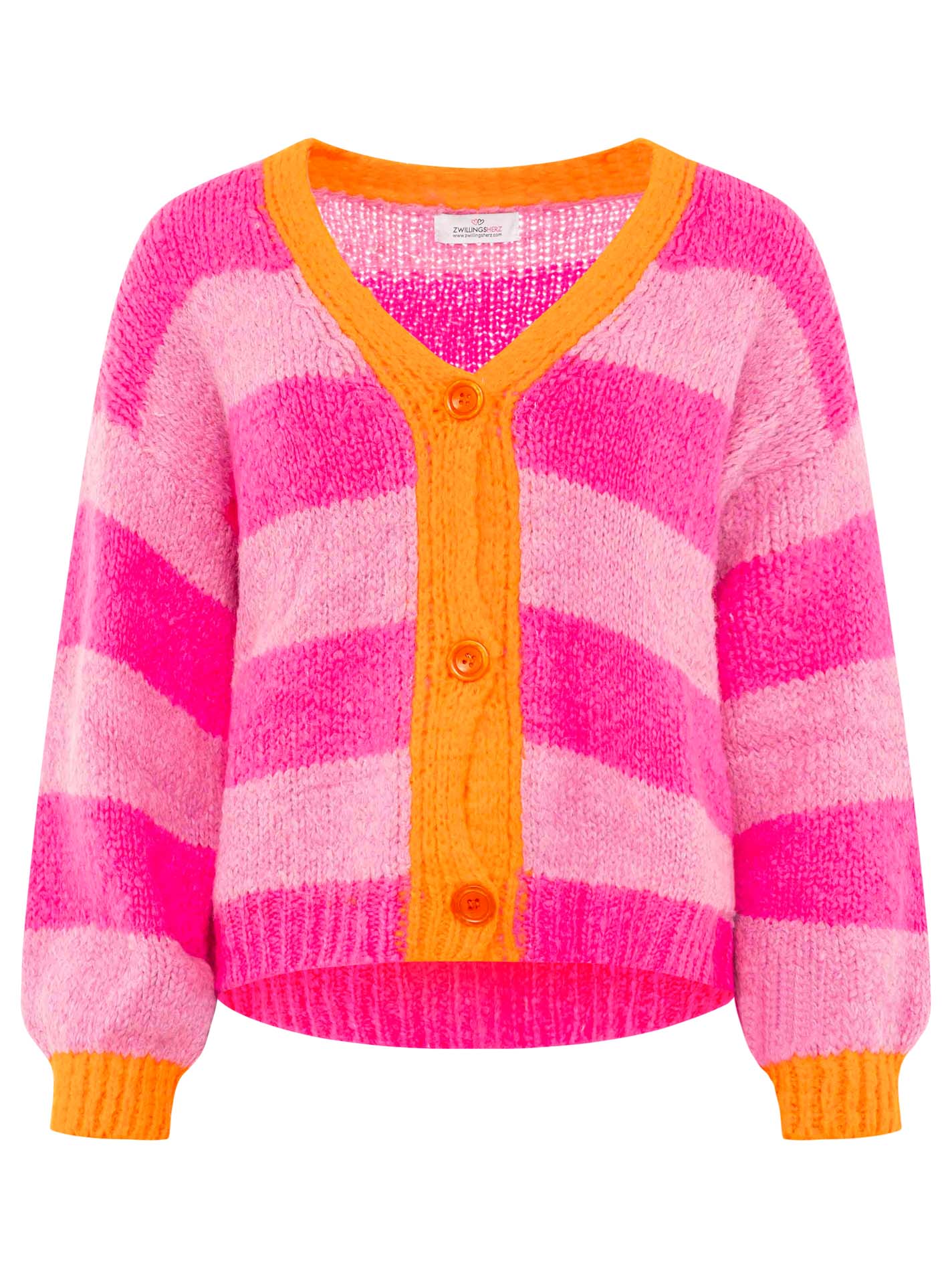 Cardigan Wollmix "Big Neon"