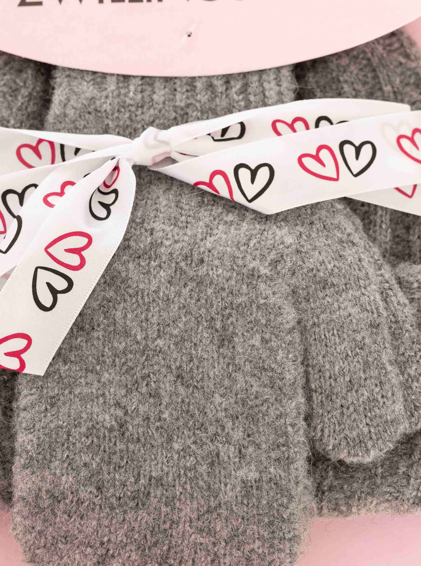 Geschenk Set Mütze & Fäustlinge