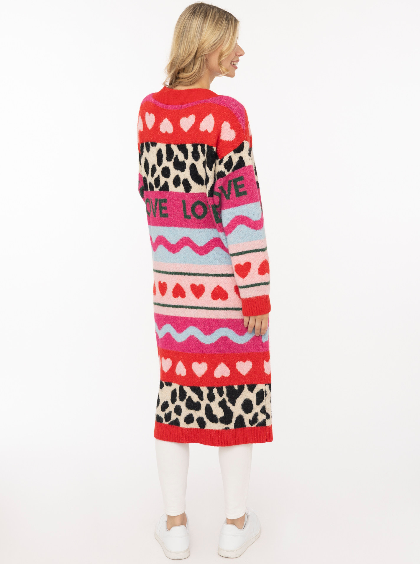 Long Cardigan "LEO MIX"