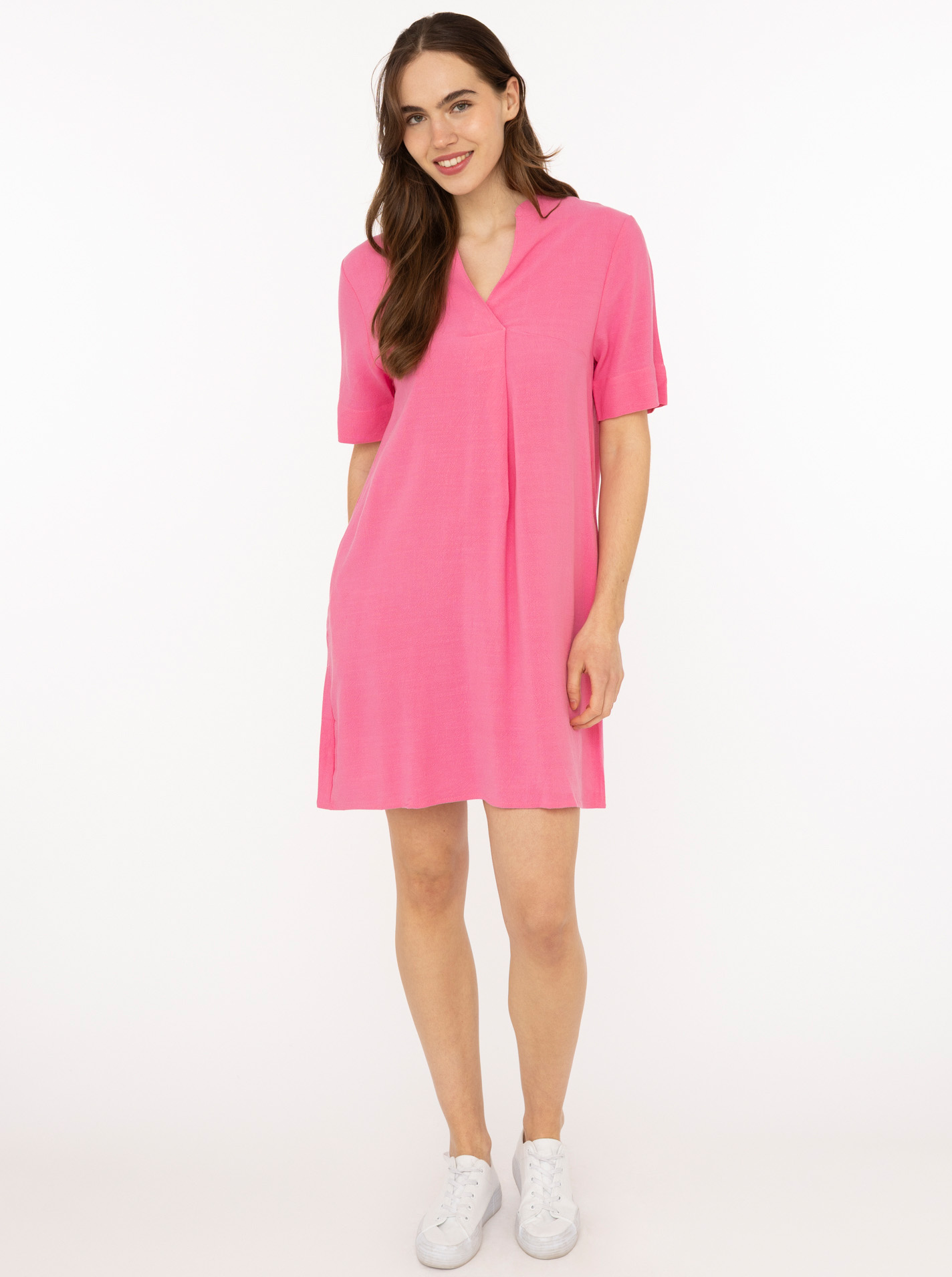 Oversize Tunika Leinenmix "Uni"