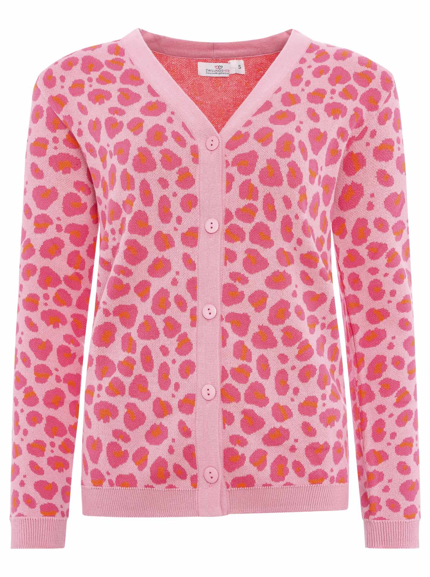 Cardigan "gestrickter-Leo"