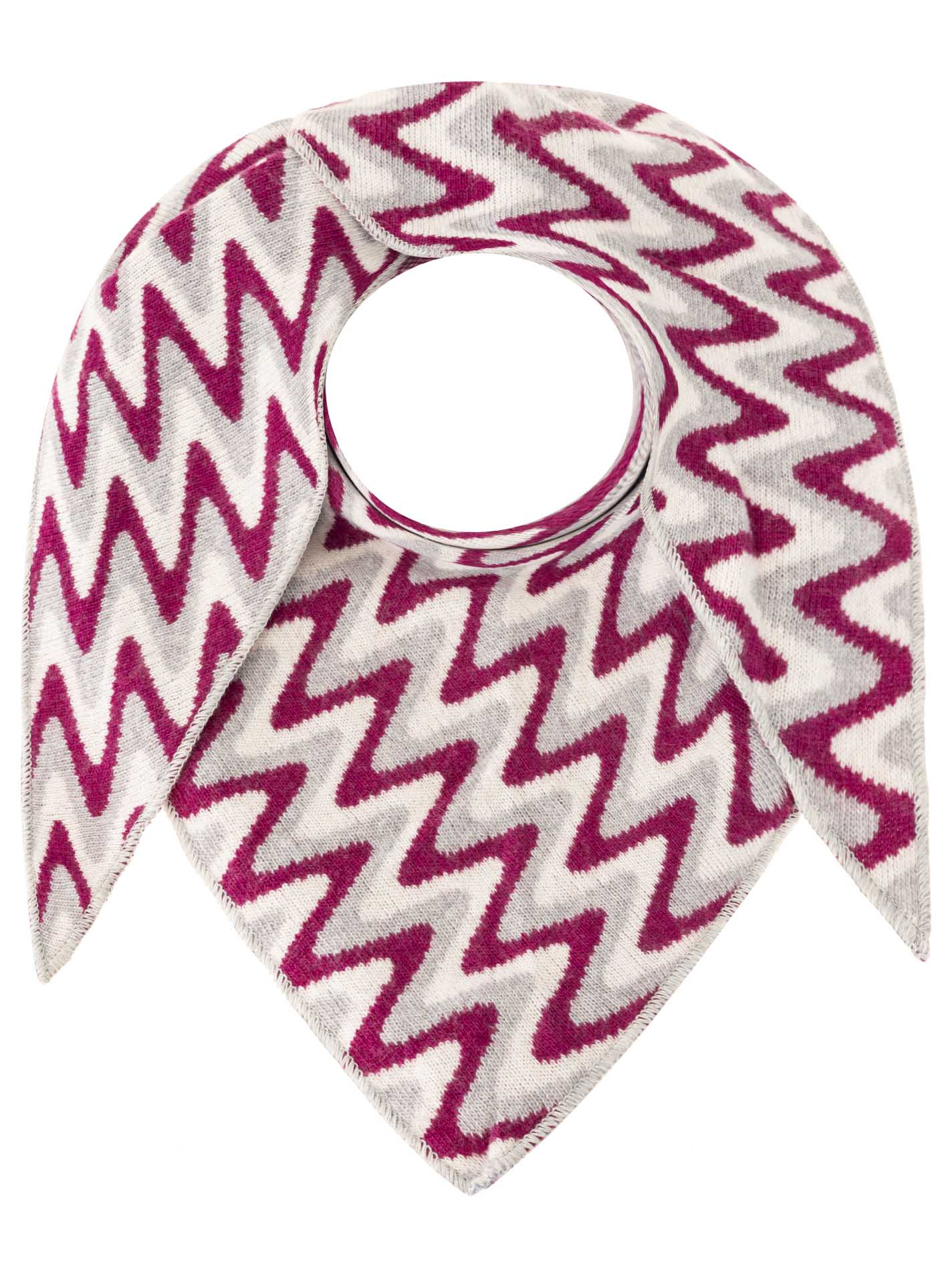 Dreieckstuch Cashmere Mix "Winter Waves"