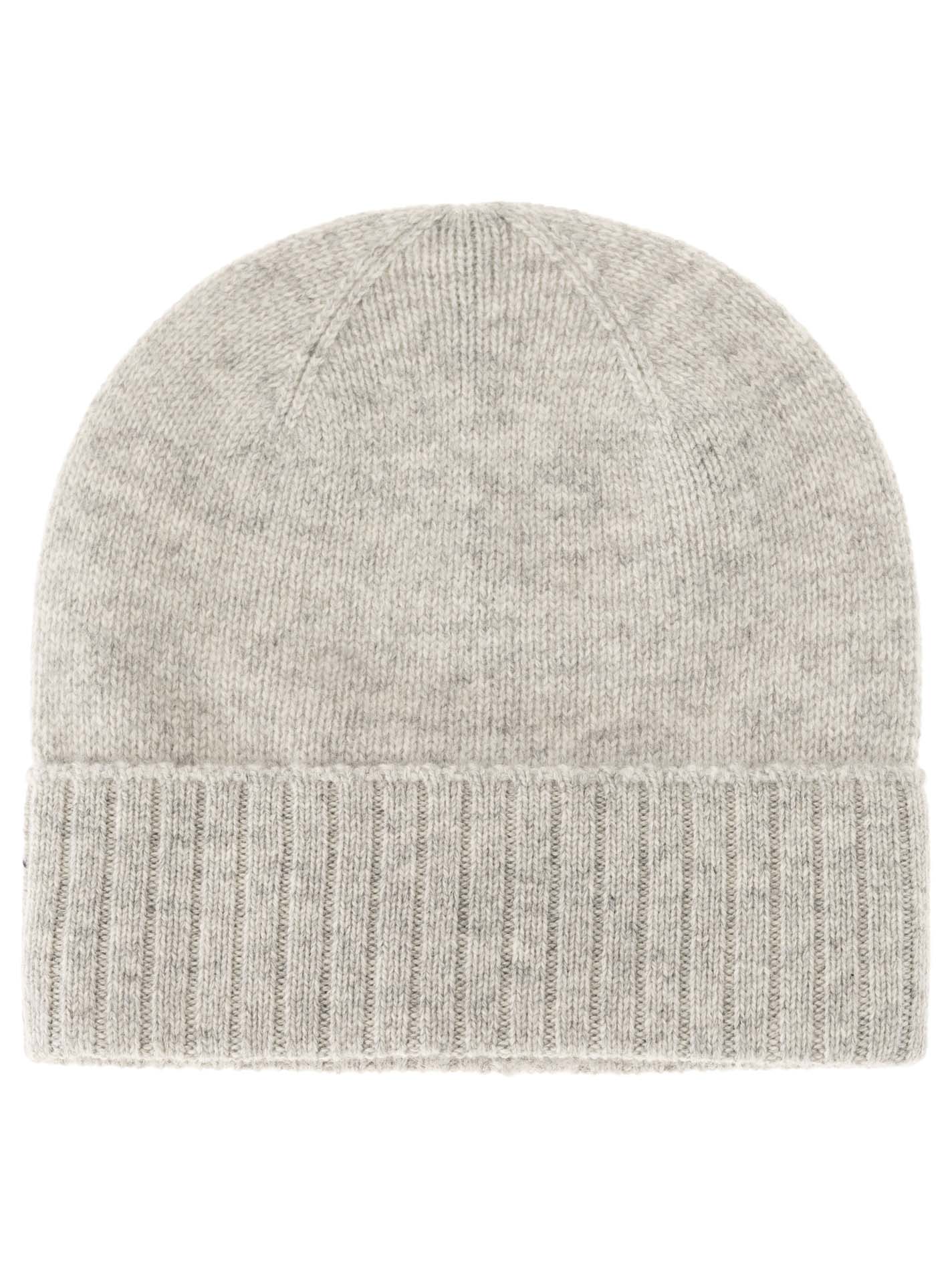 100% Cashmere Mütze gerippter Umschlag
