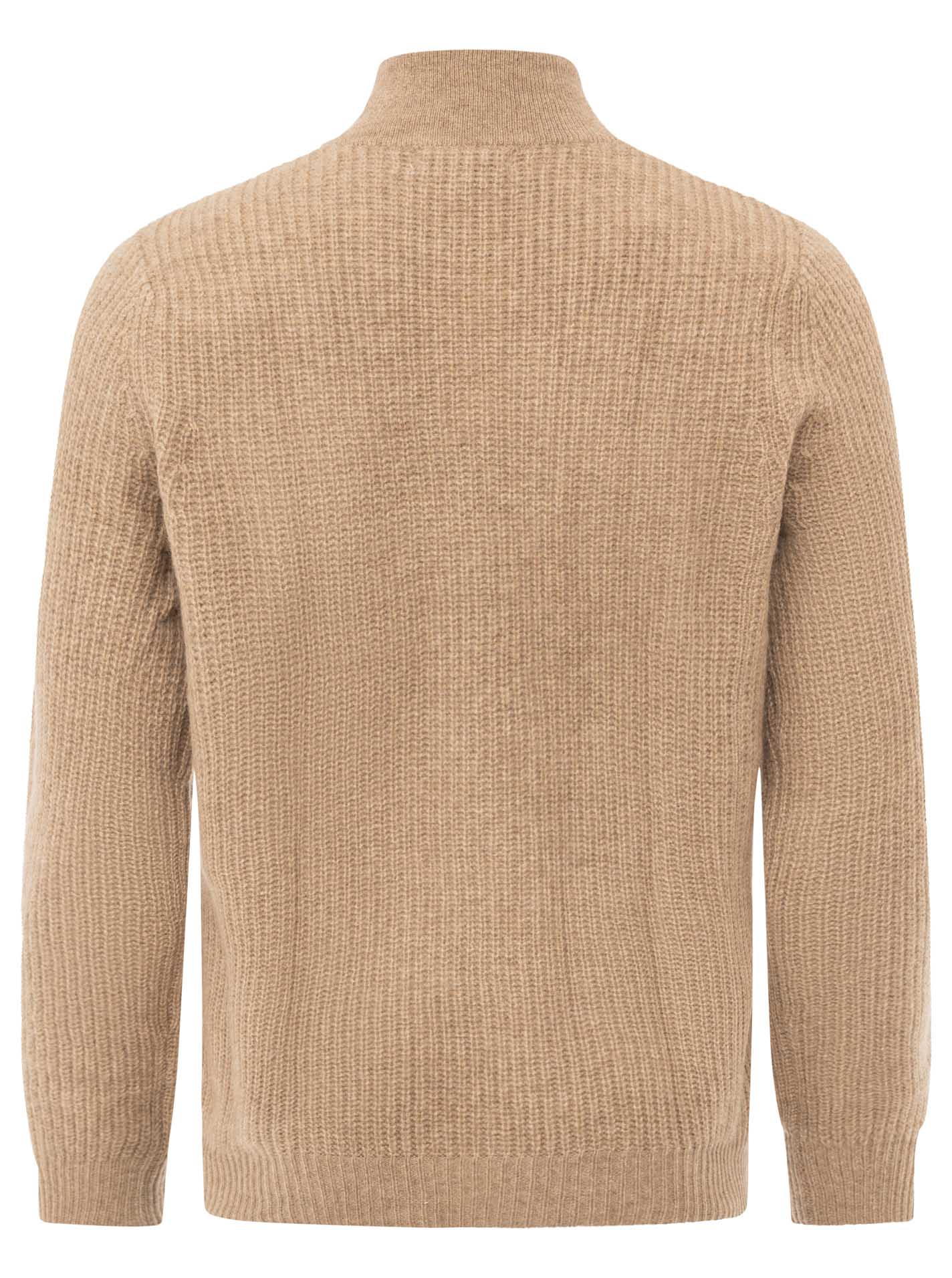 100% Cashmere Herren Troyer Grobstrick