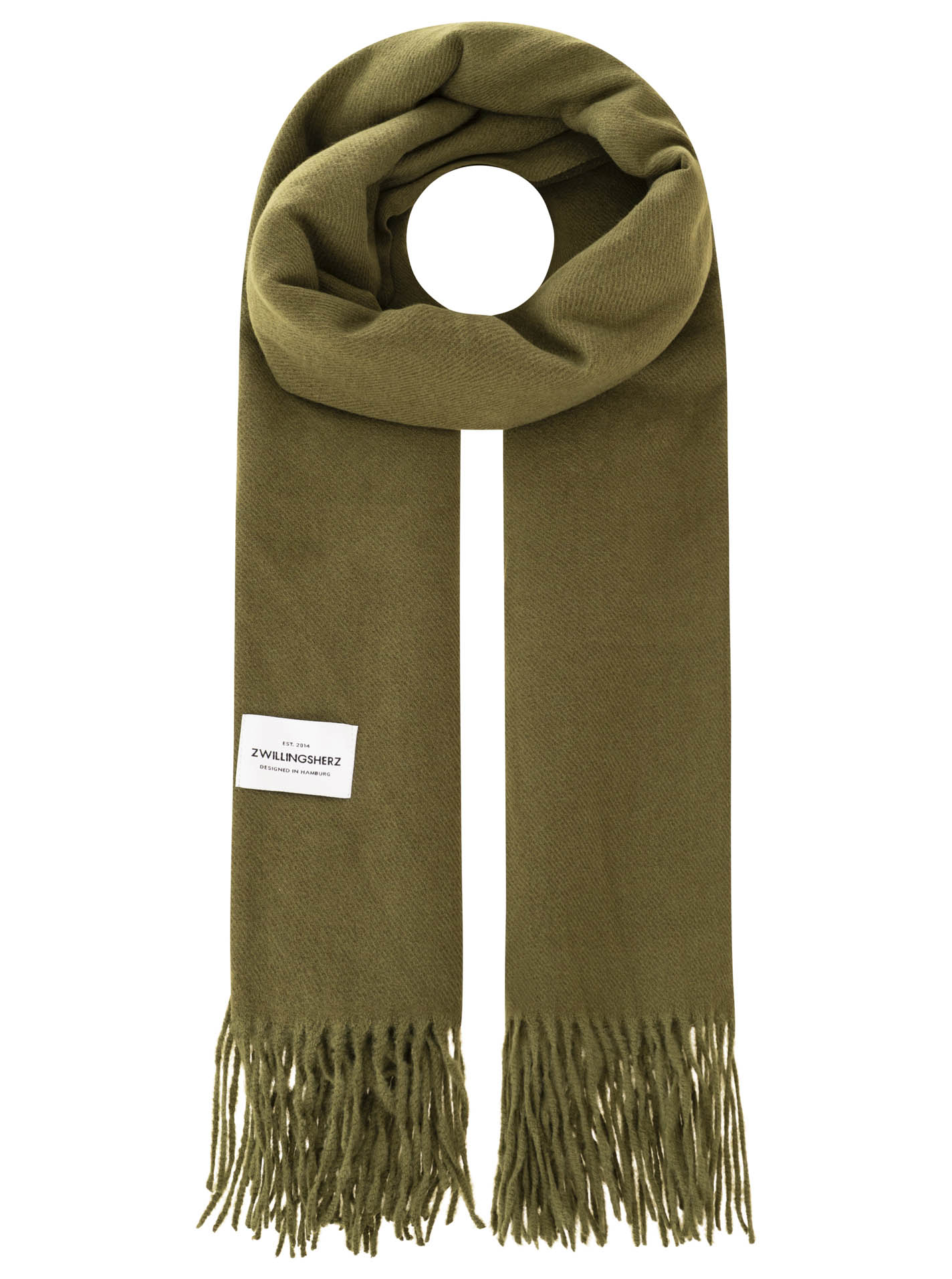 Winterschal "Fransen Uni"