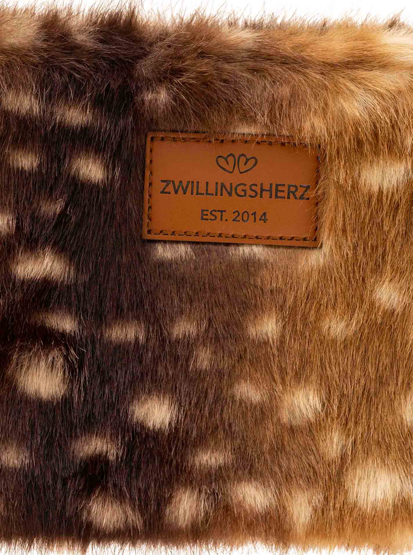 Kosmetiktasche Fake Fur "Deer"