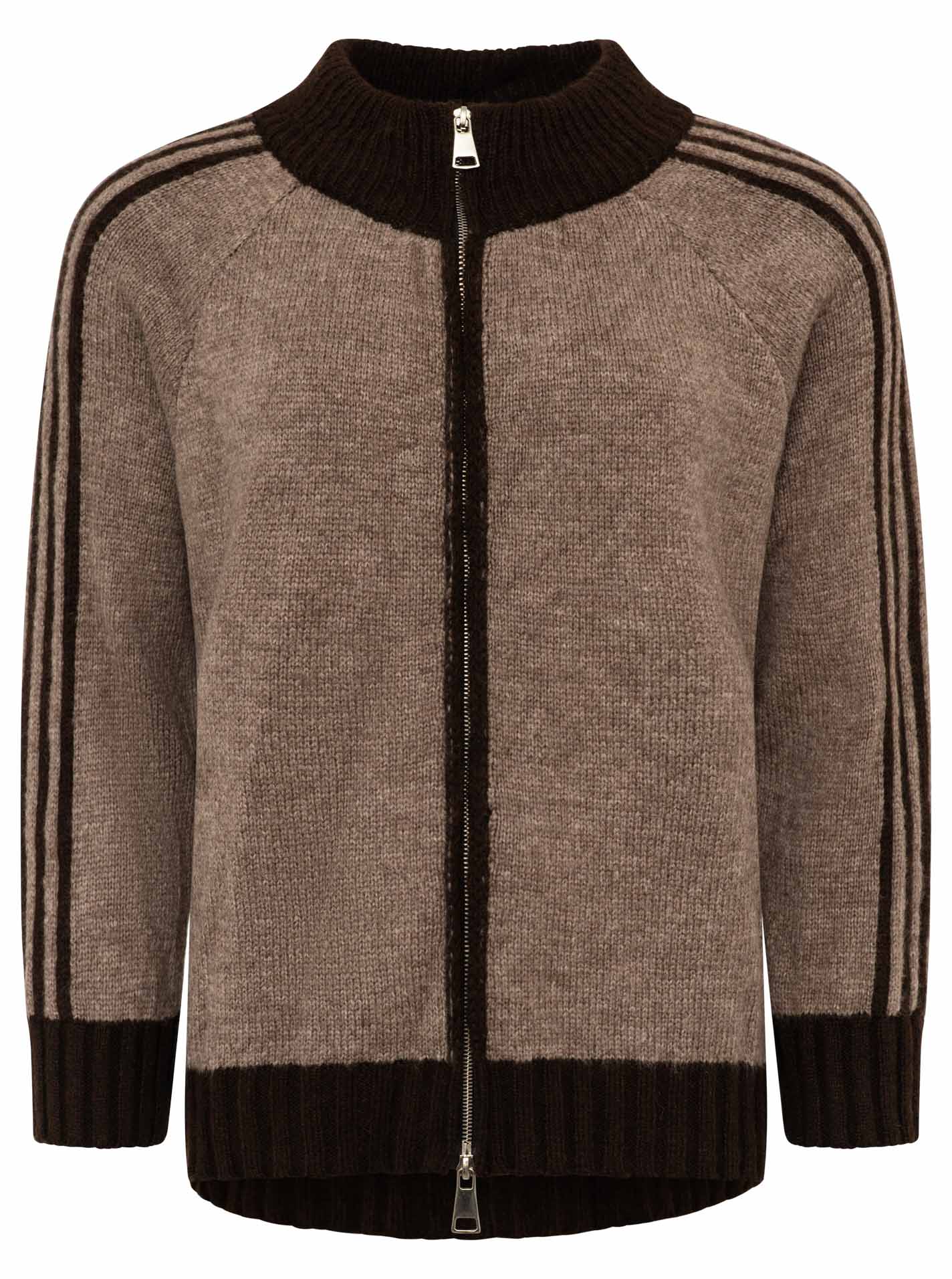 Zipper Jacke Wollmix