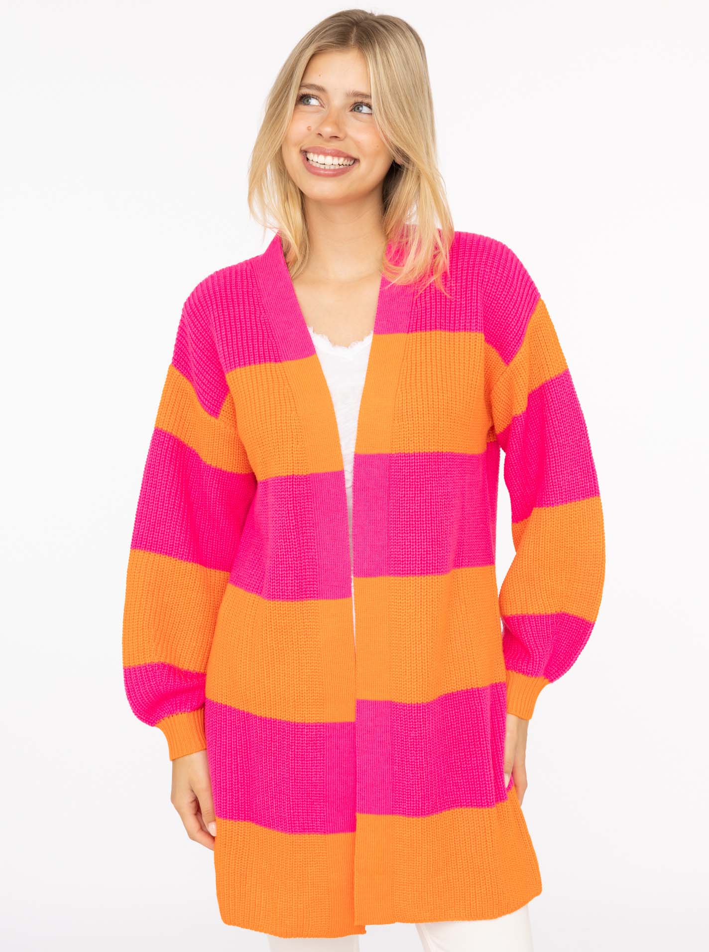 Cardigan "Blockstreifen"