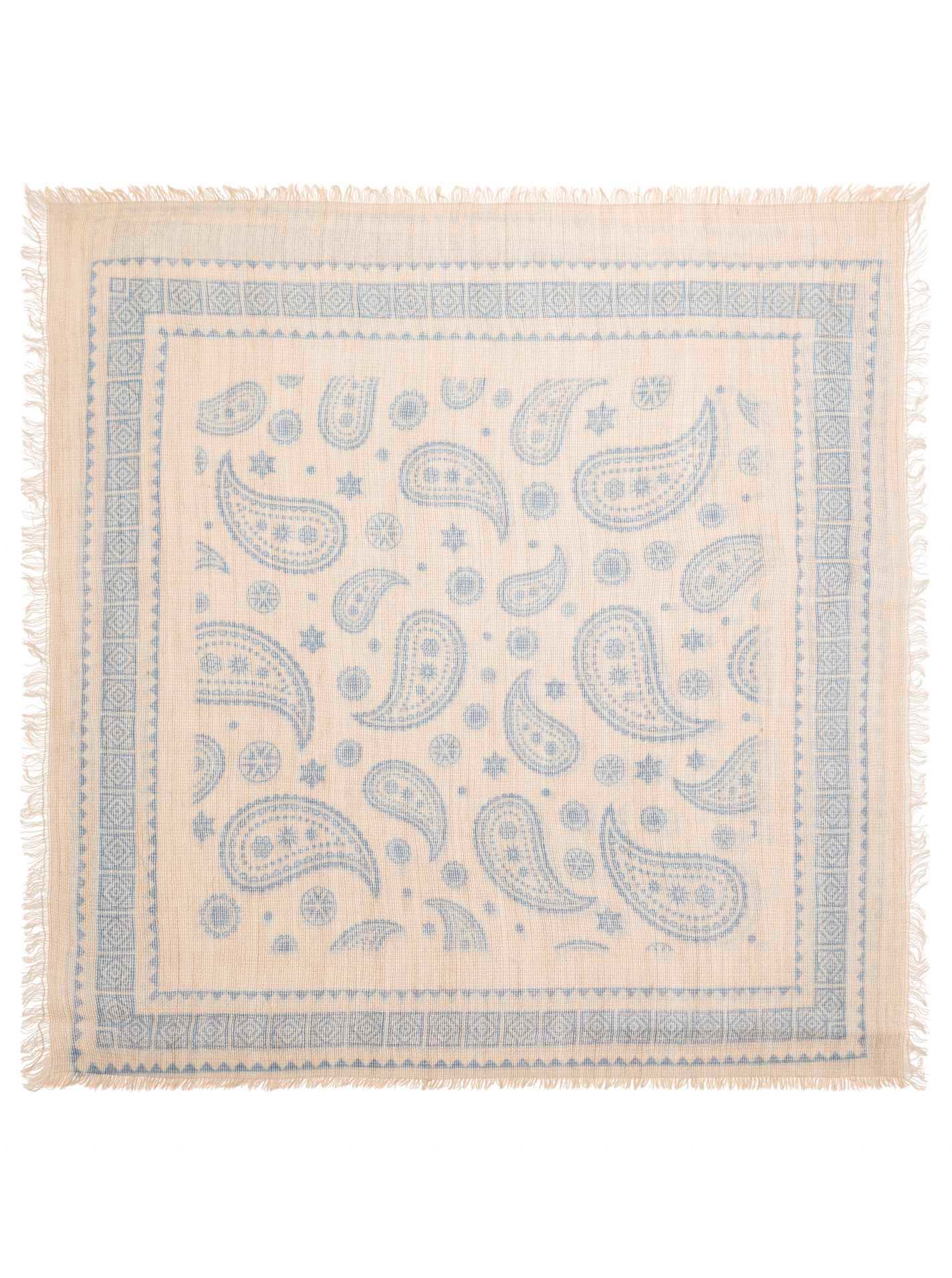 Nickituch Wolle "Flowers & Paisley"