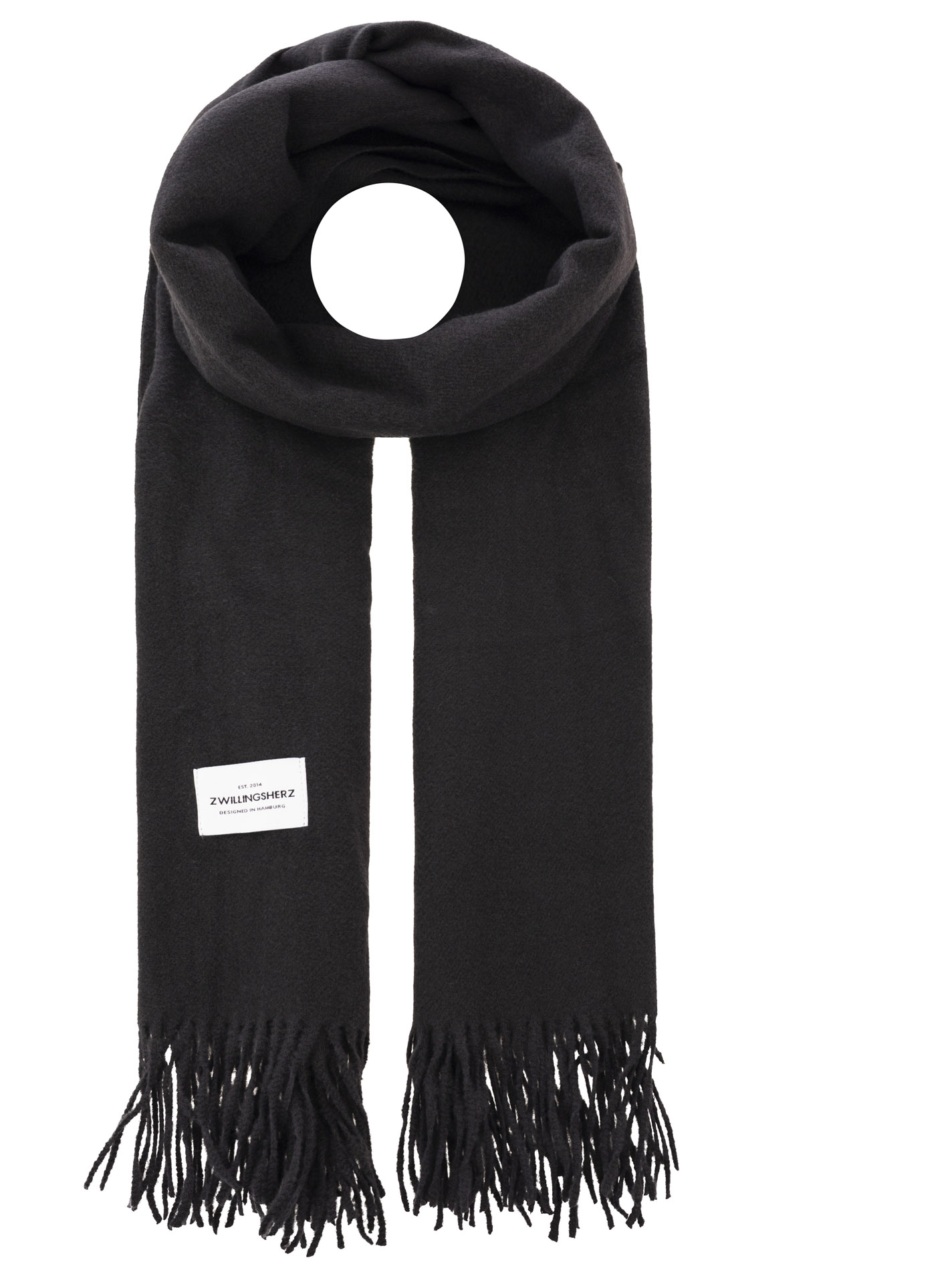 Winterschal "Fransen Uni"