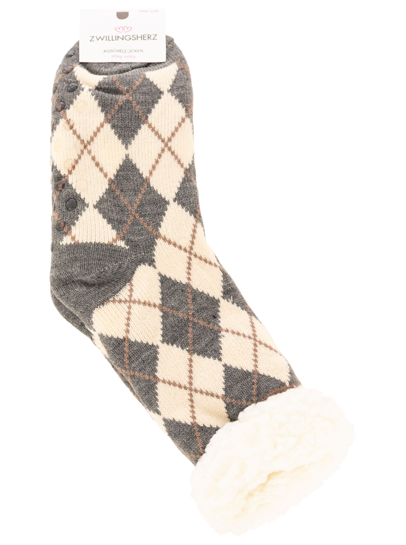 Kuschelsocken 10er Set "Argyle"
