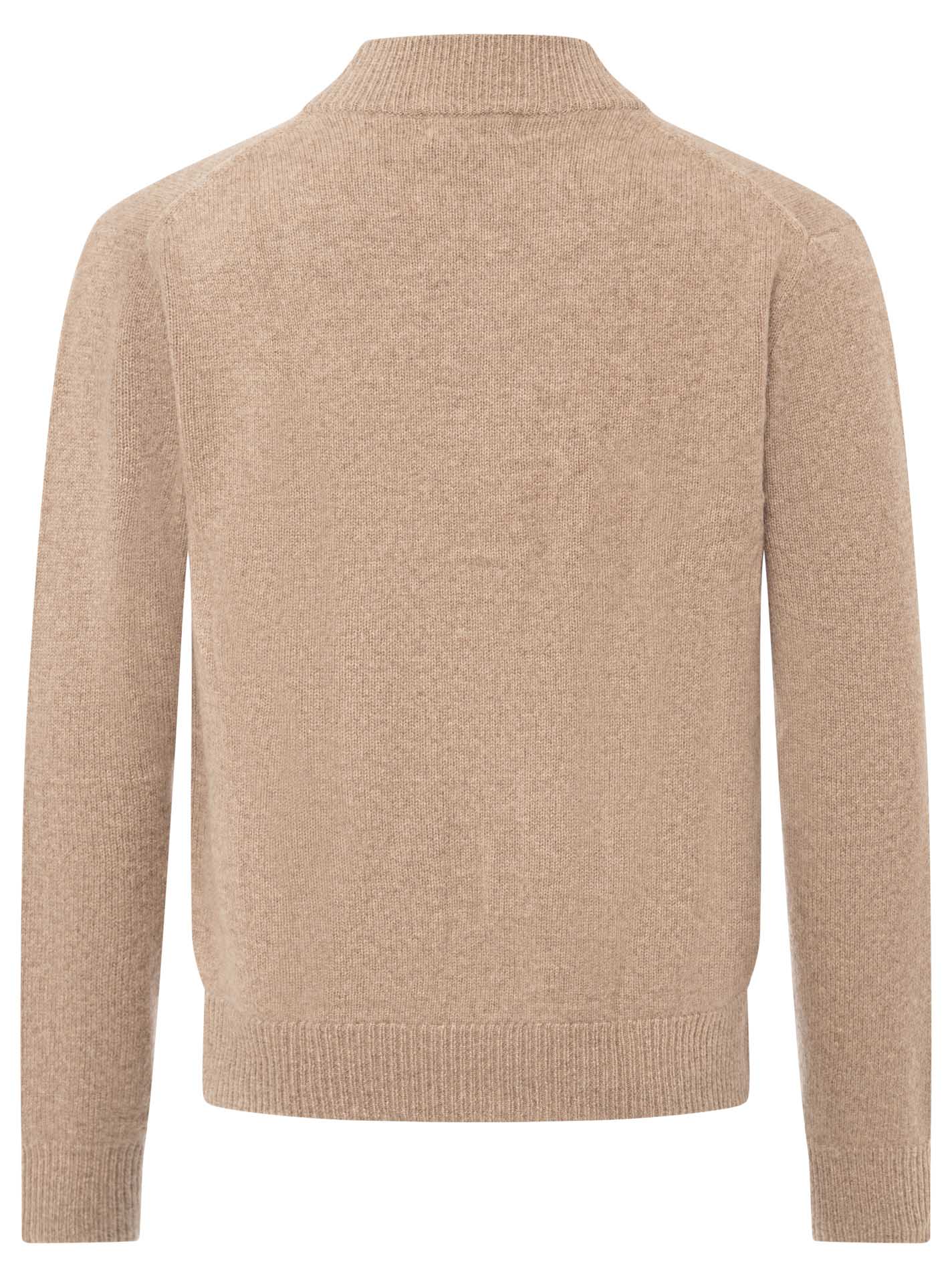 100% Cashmere Herren Bomberjacke Strick