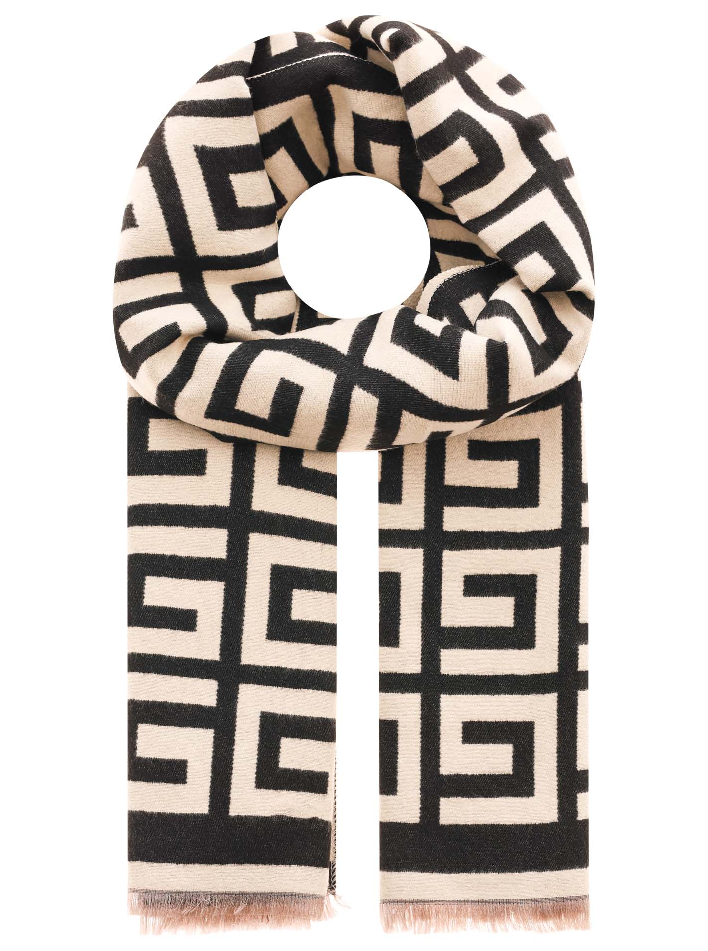 Winterschal Viskose "Labyrinth"