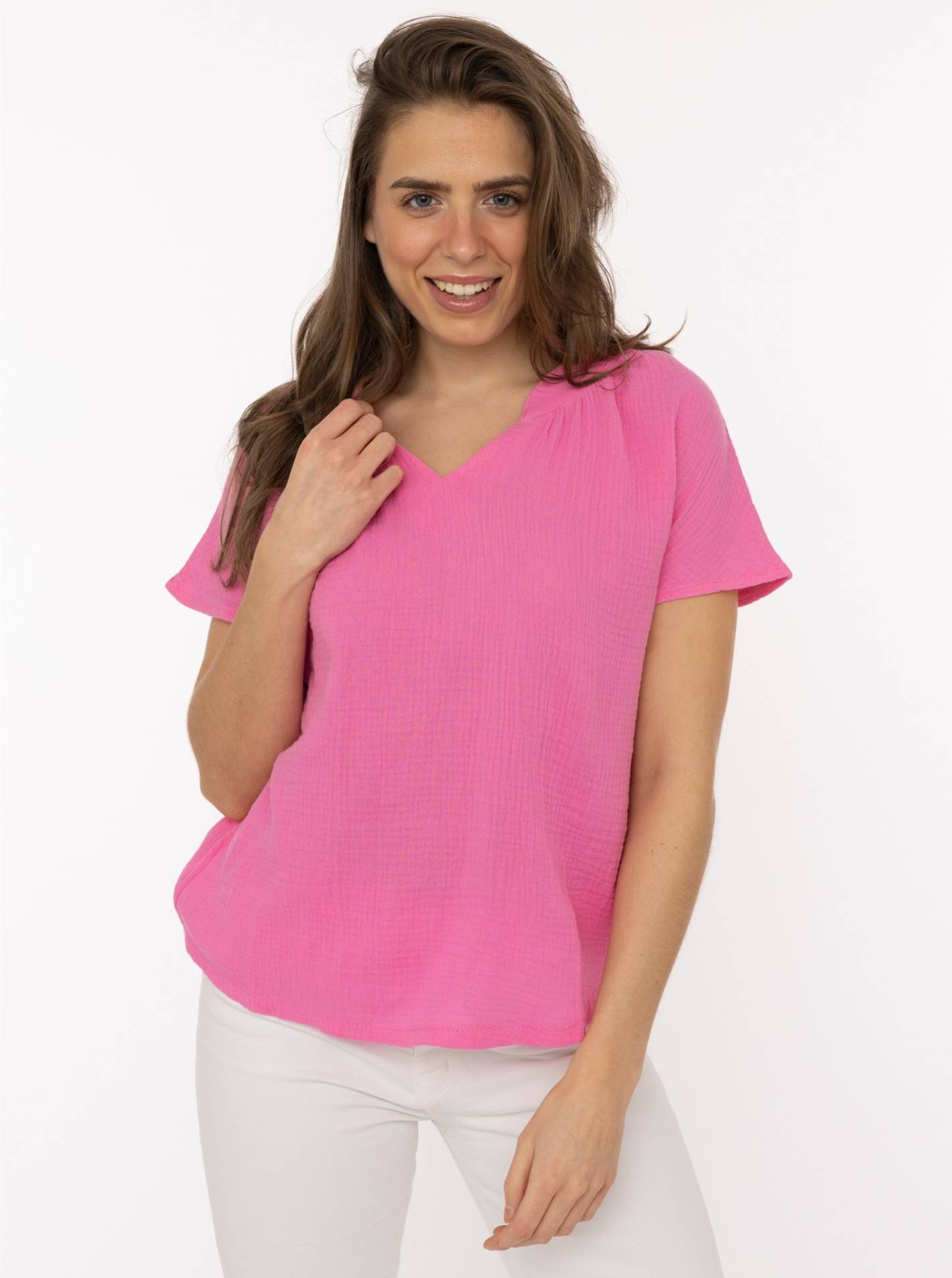 Bluse Musselin "Uni"