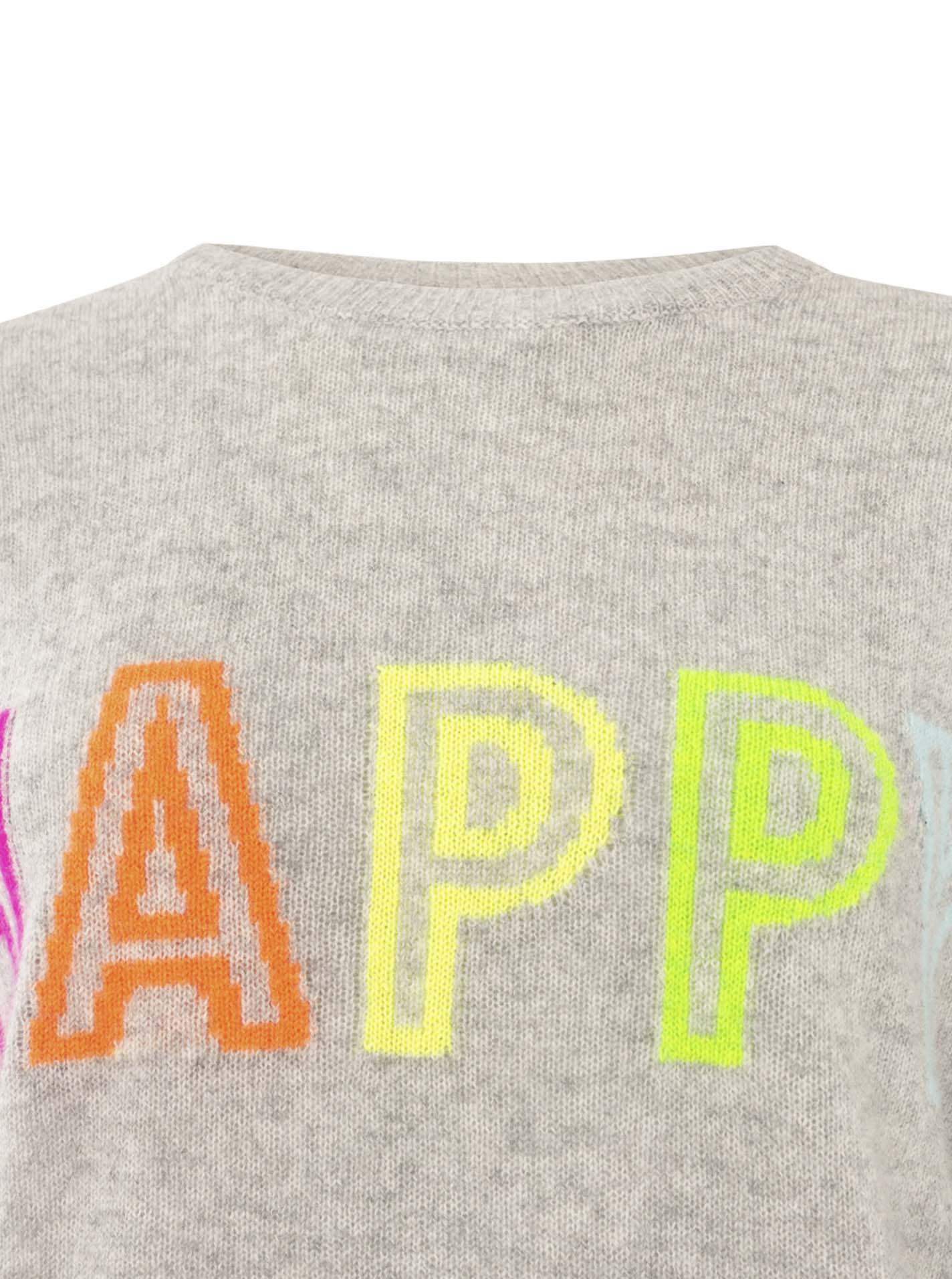 100% Cashmere Rundhalspullover HAPPY