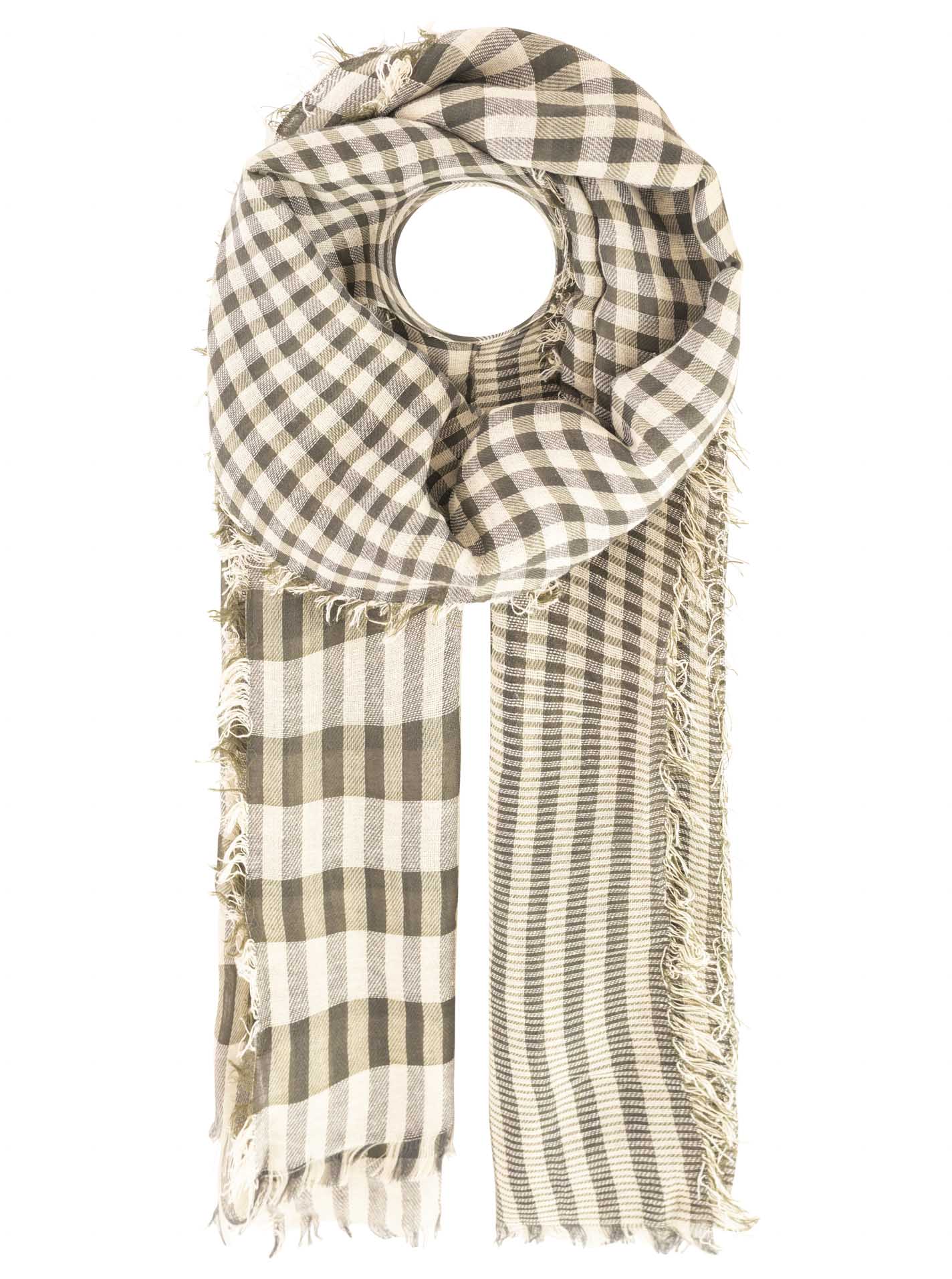 Herrenschals 100% BW "Karos"