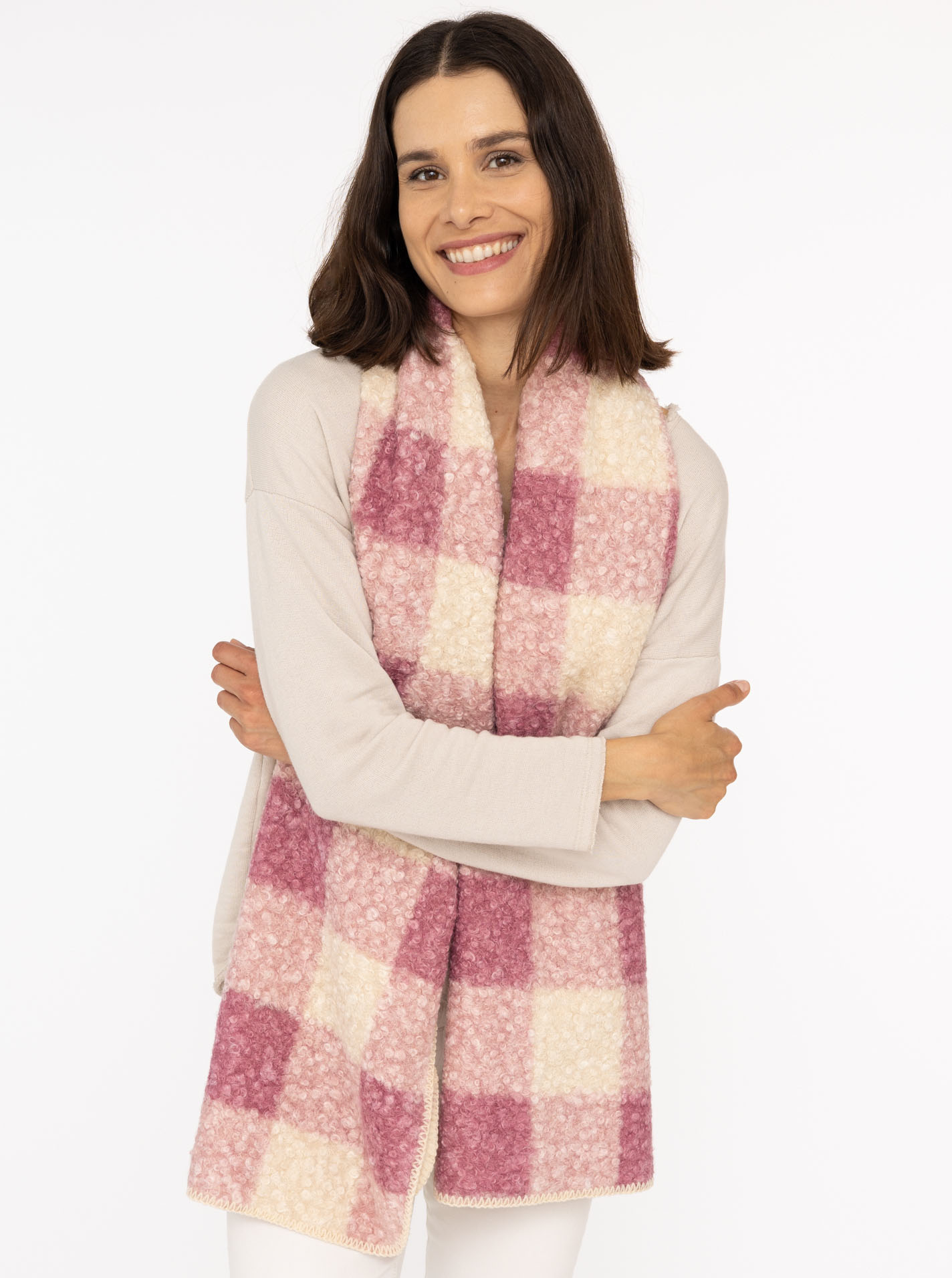 Winterschal "Karo & Teddy"