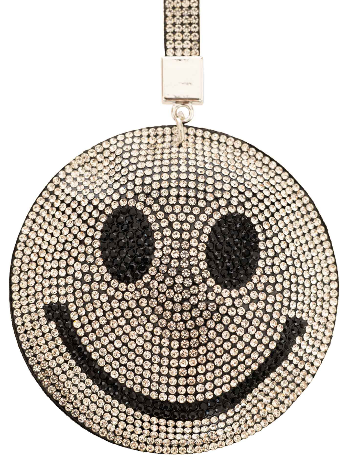 Schlüsselanhänger 10er Set "Glitzer Smiley"