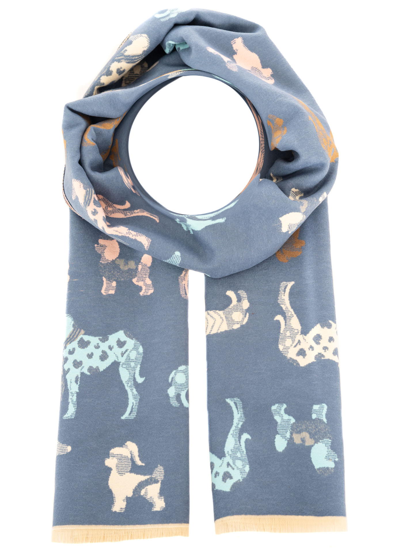 Winterschal "Hunde-Parade"