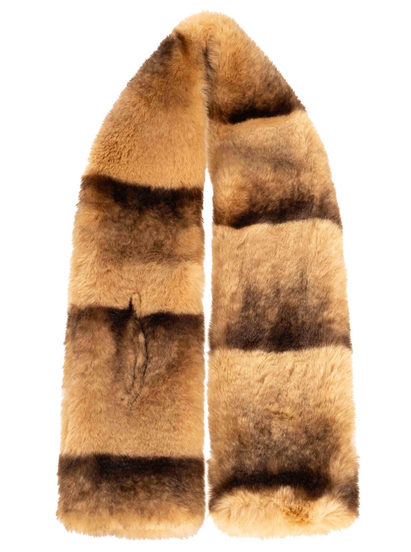 Schal "Fake Fur Stripes"