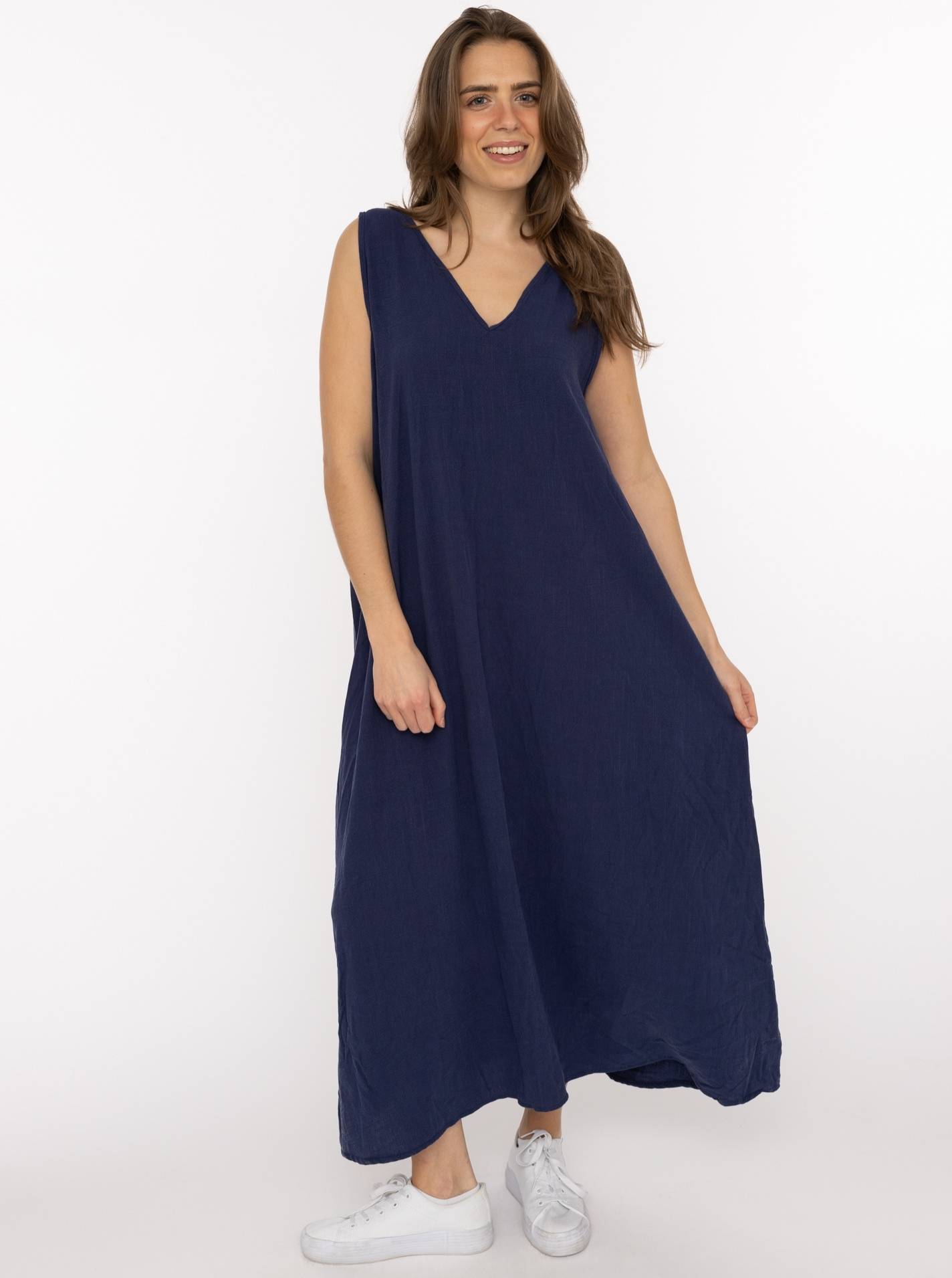 ART698af00c47a0d_019_158 Trägerkleid Leinenmix "Uni"