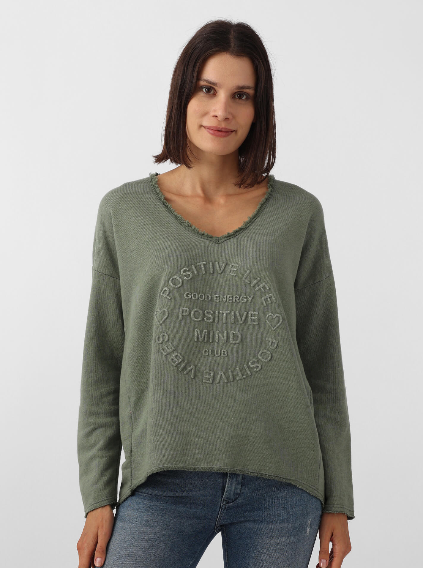 Sweatshirt BW "Positive Mind"