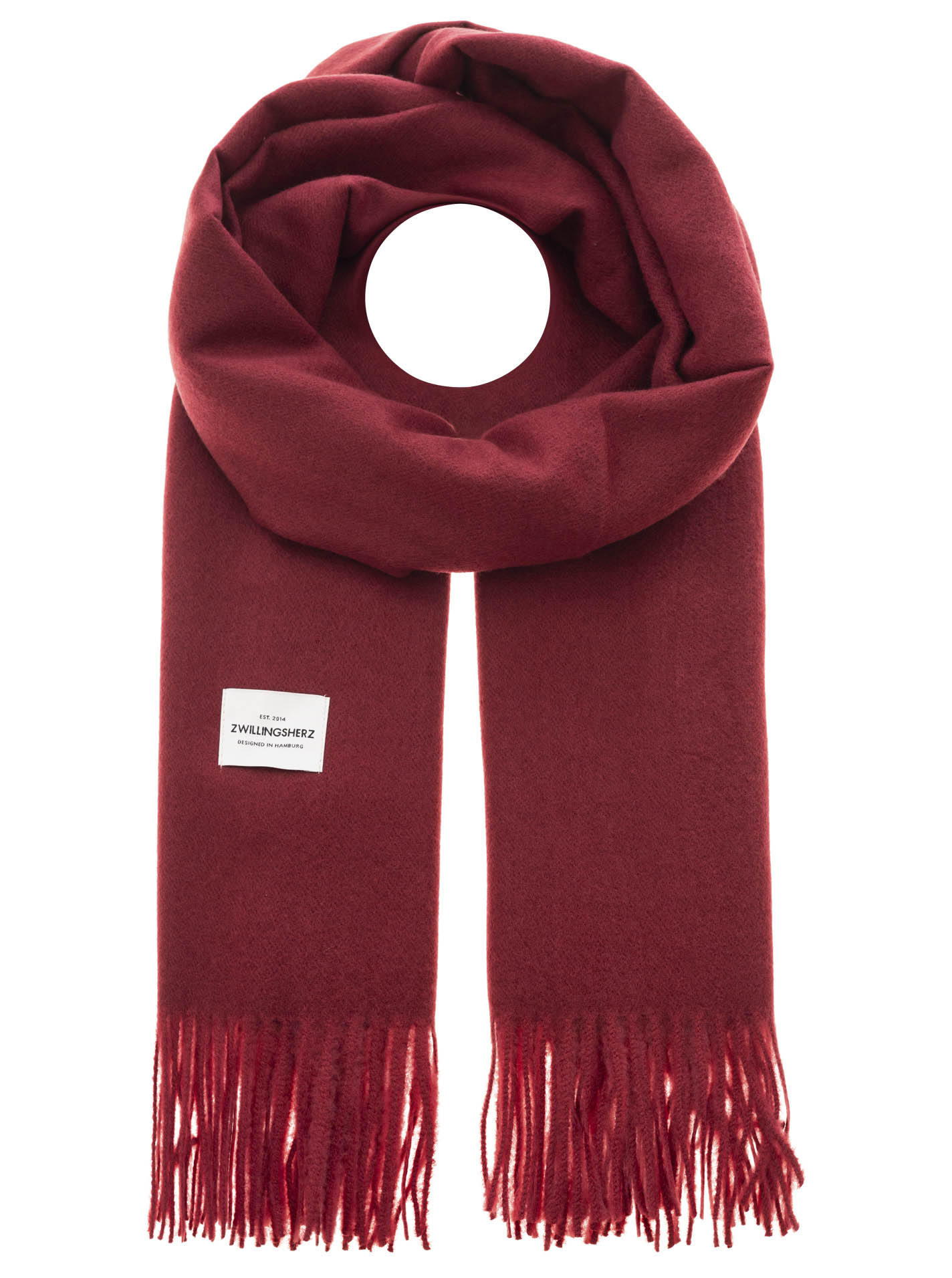 Kuschelschal "Uni & Franse"