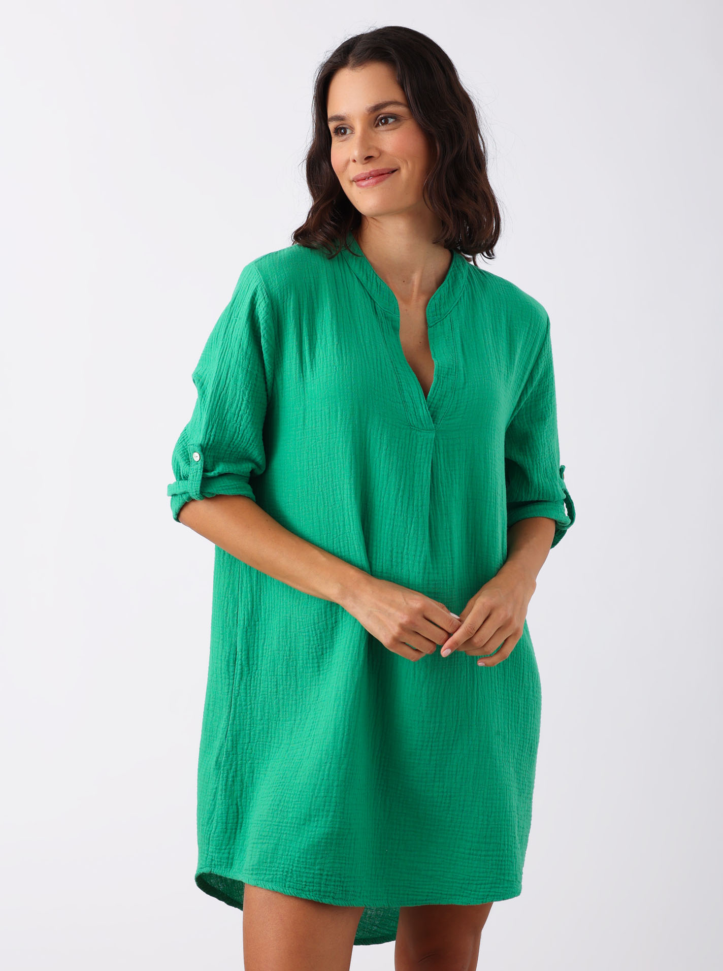 Musselin-Tunika BW "Rom"