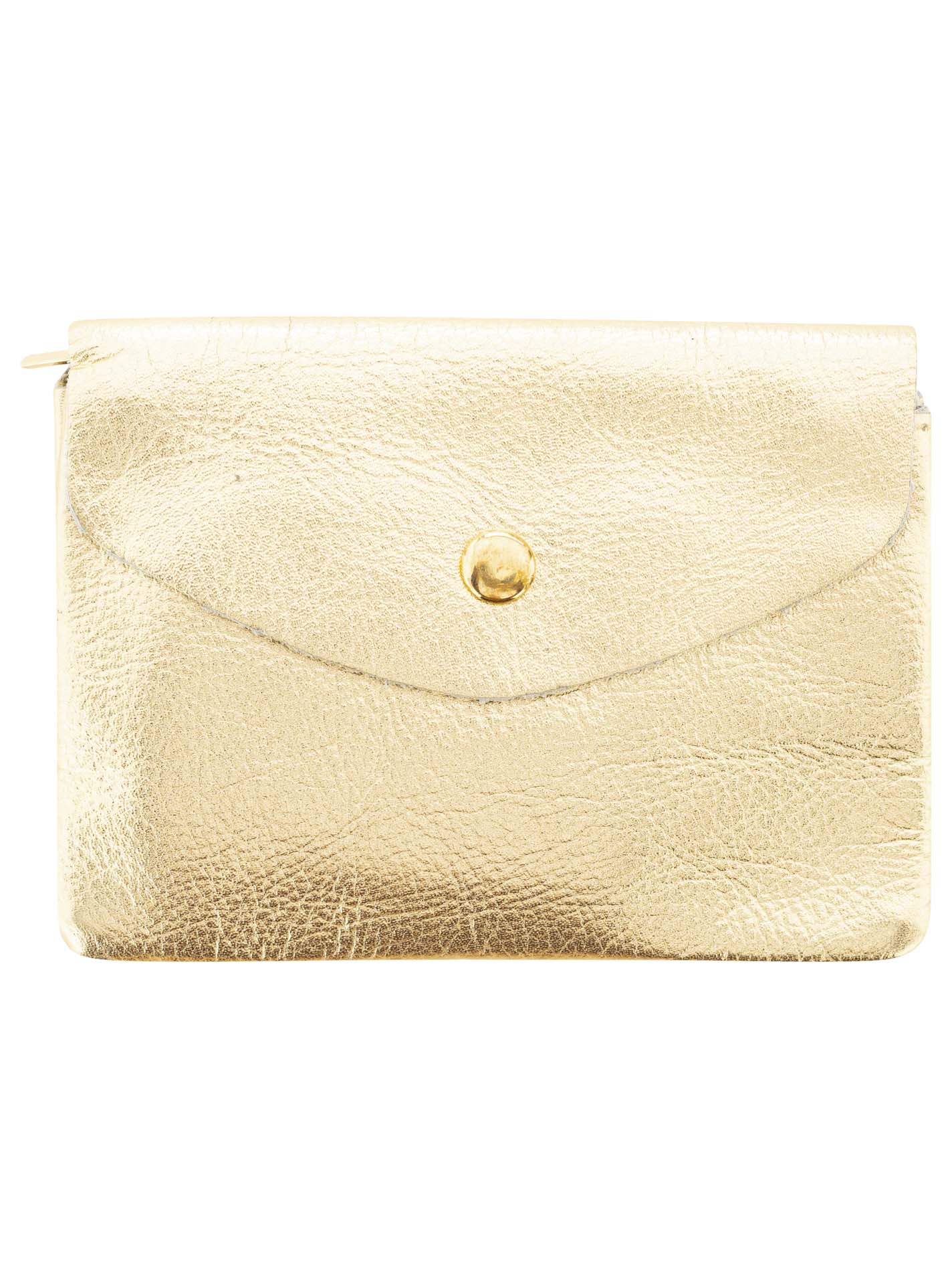 Geldbörse Druckknopf "Metallic"