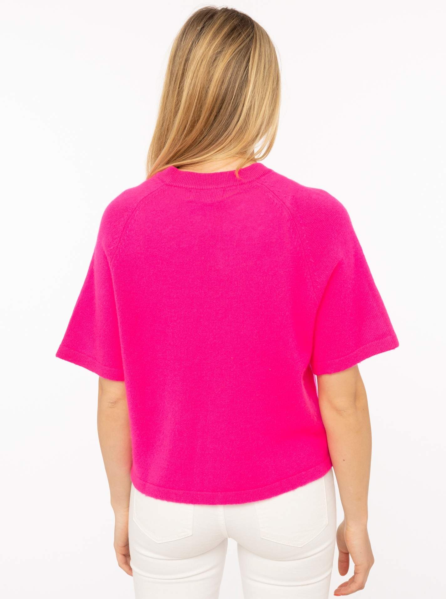 100% Cashmere Kurzarm Shirt Boxy