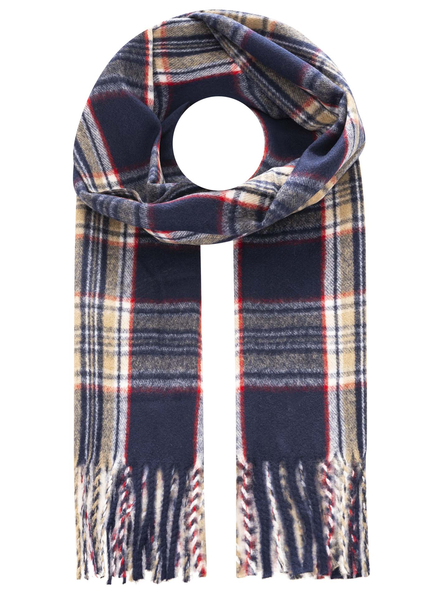 Herrenschal Viskose "Kleine Karos"