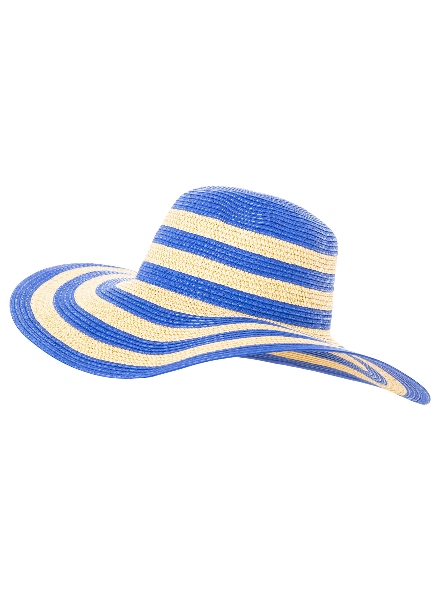 Strohhut "XXL Streifen"