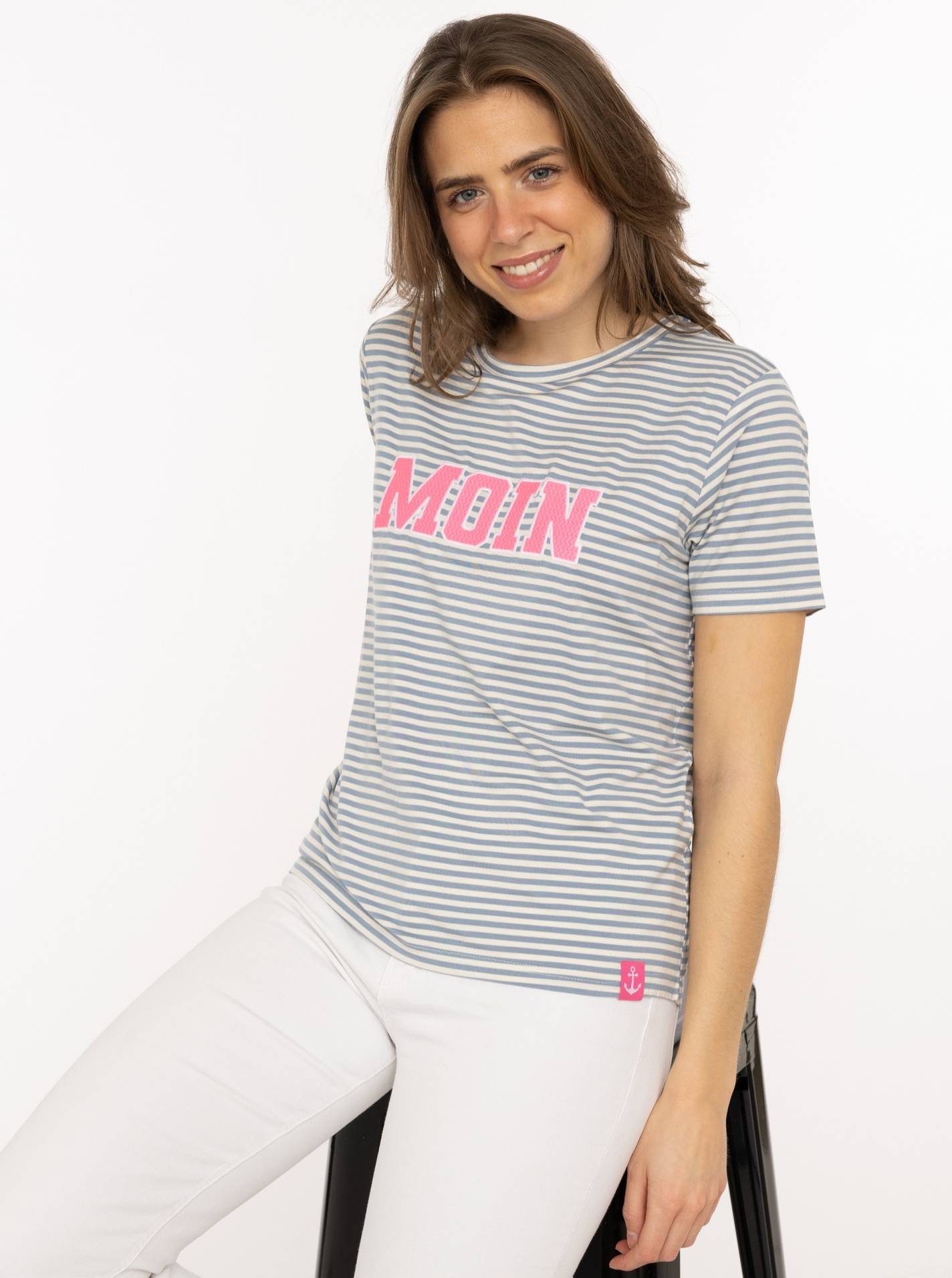 T-Shirt Streifen "Anker Moin"