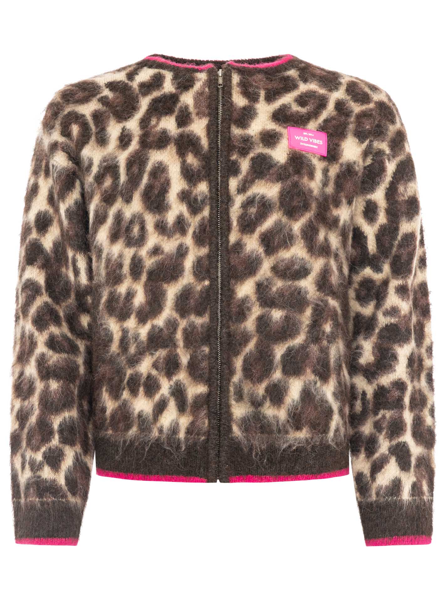 Strick Bomberjacke "Fluffy Leo"