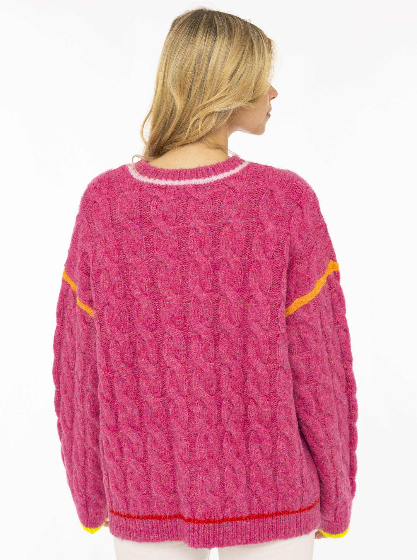 Pullover "Colourful Cable"