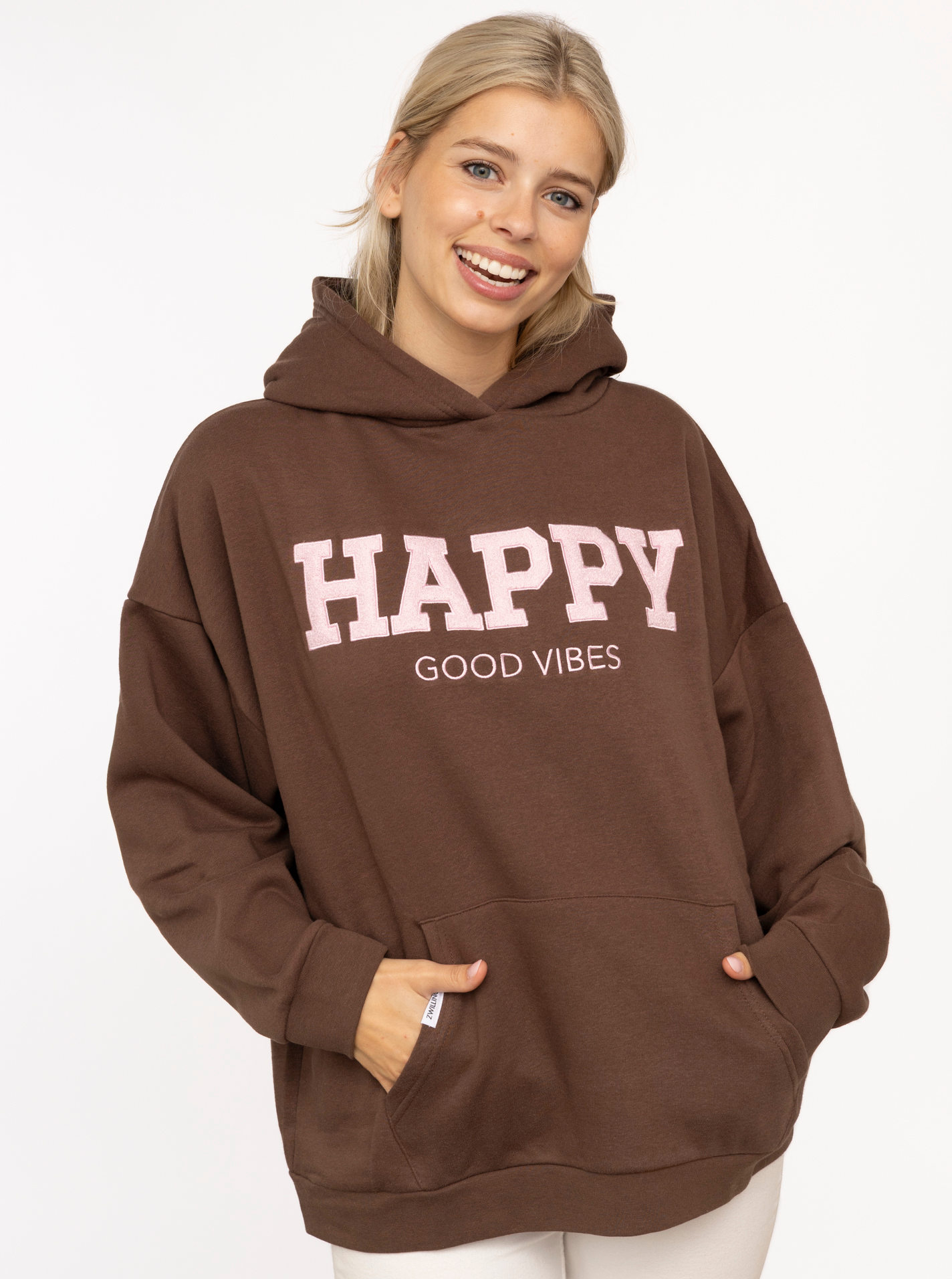 Oversized Hoodie "Happy"