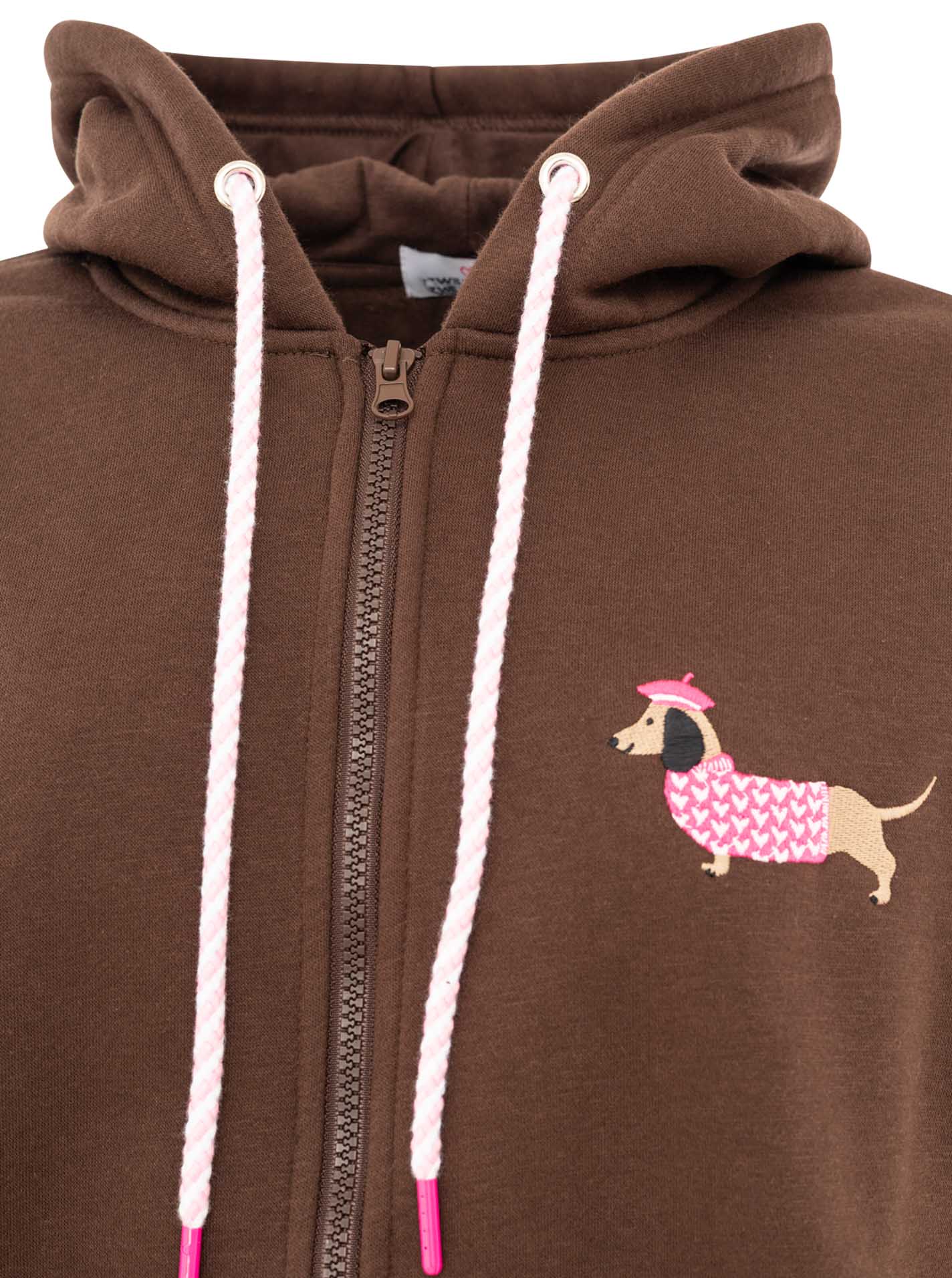 Hoodiejacke "Très Bien"