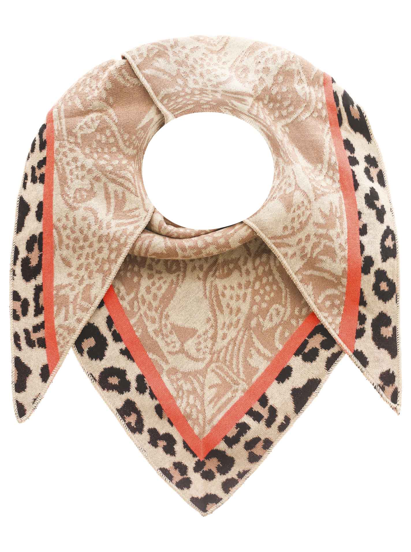 Dreieckstuch BW "Angry Leo" Dreieckstuch BW "Angry Leo"