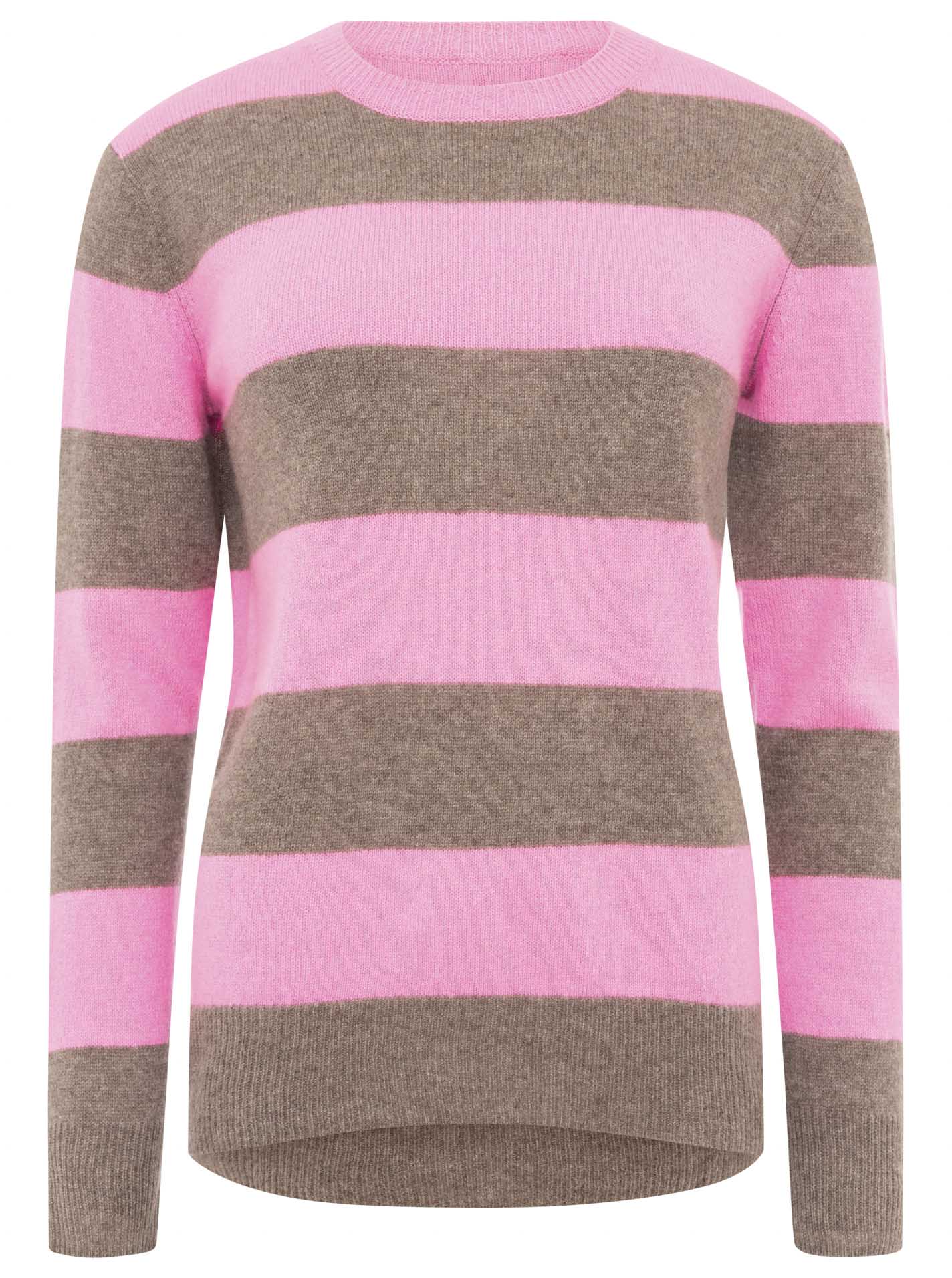 100% Cashmere Pullover "Blockstreifen" 