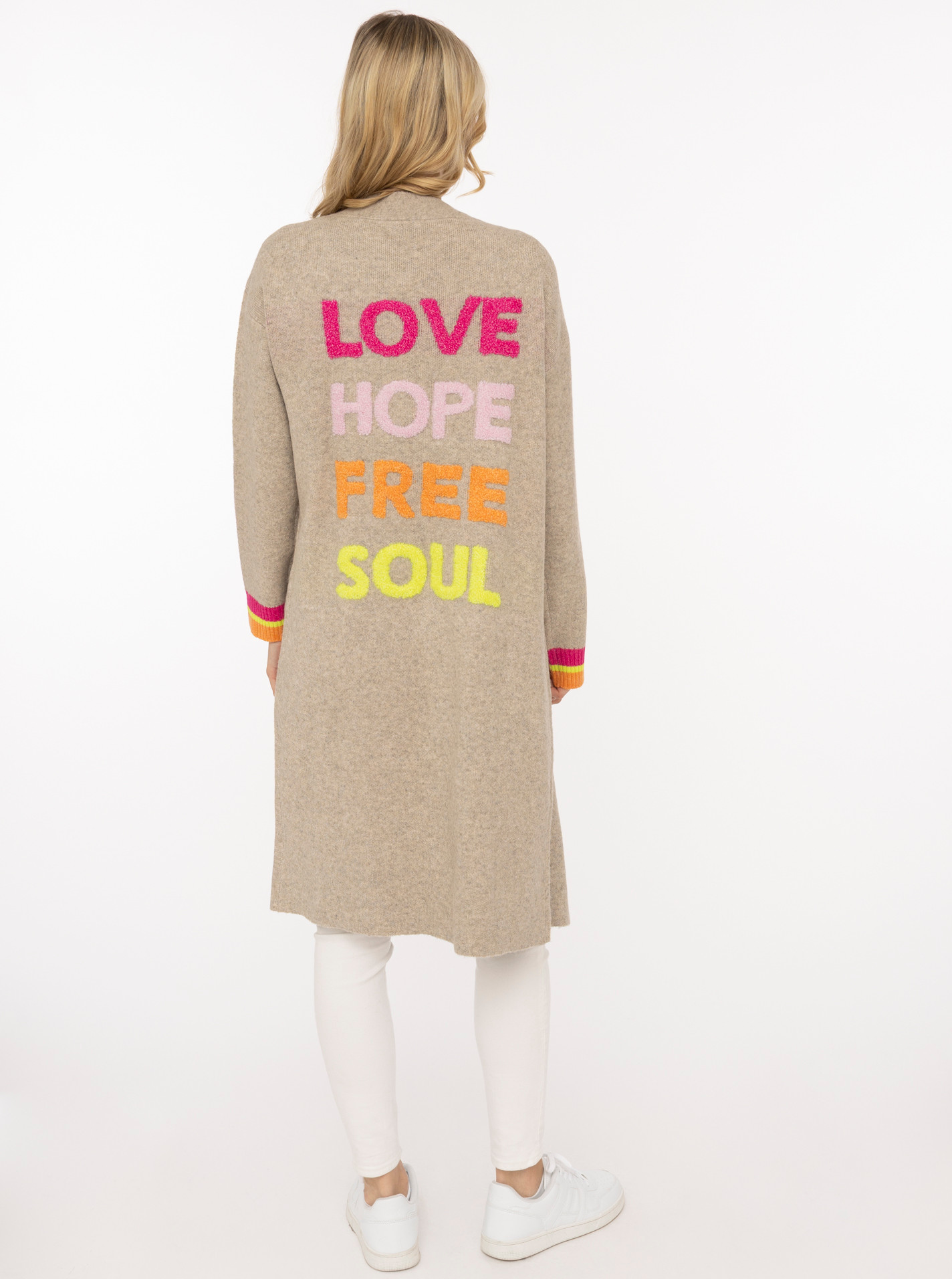 Long Cardigan "HOPE"