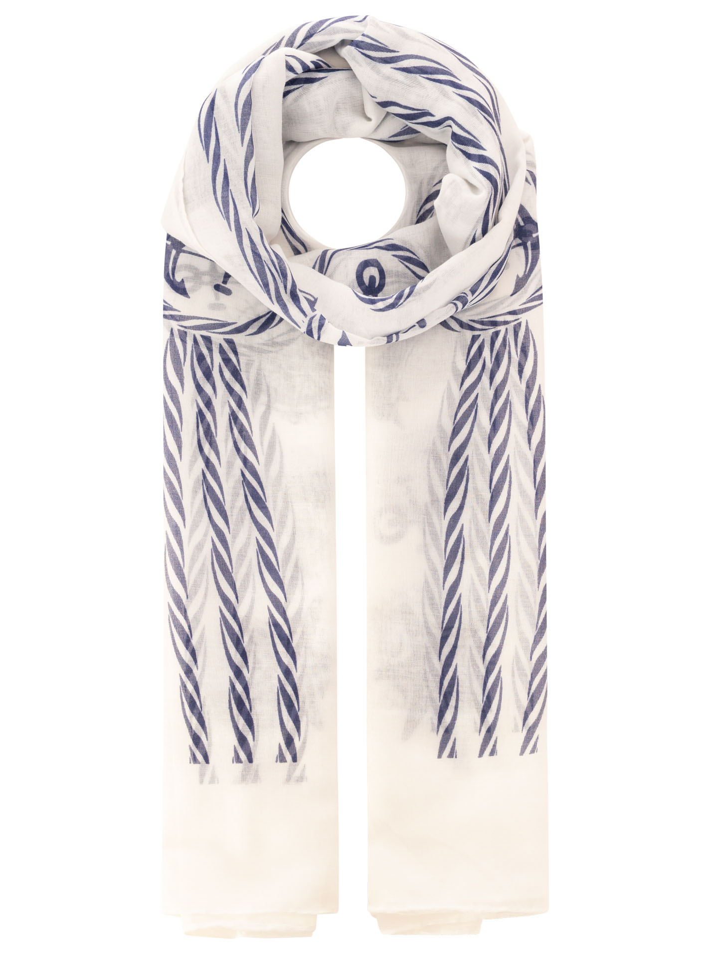 Schal "Fische & Anker"