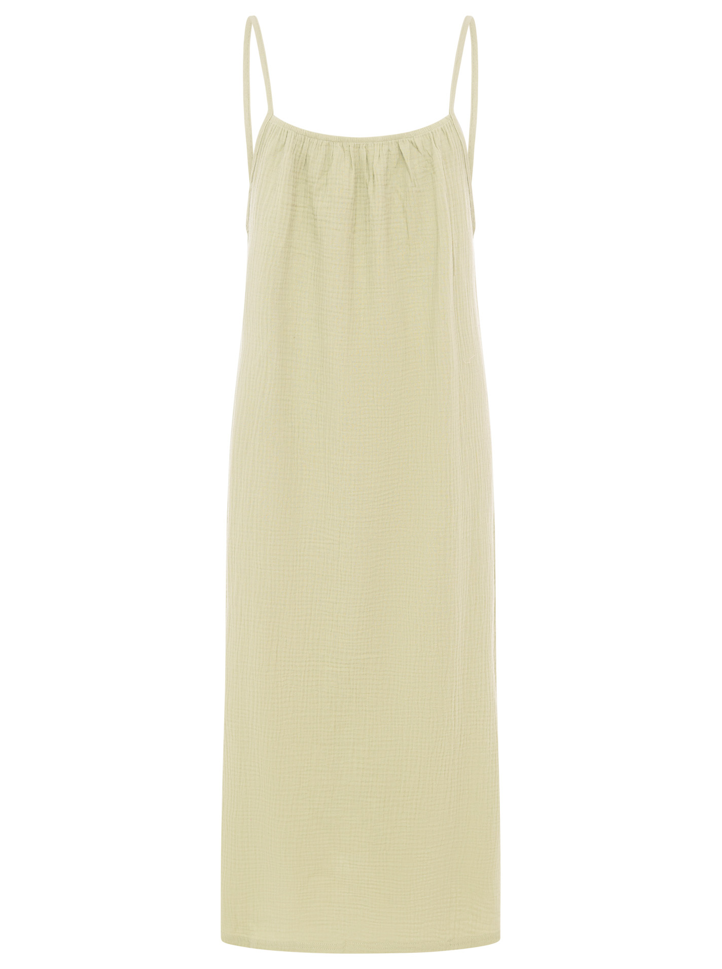 Trägerkleid Maxi Musselin "Uni" Trägerkleid Maxi Musselin "Uni"