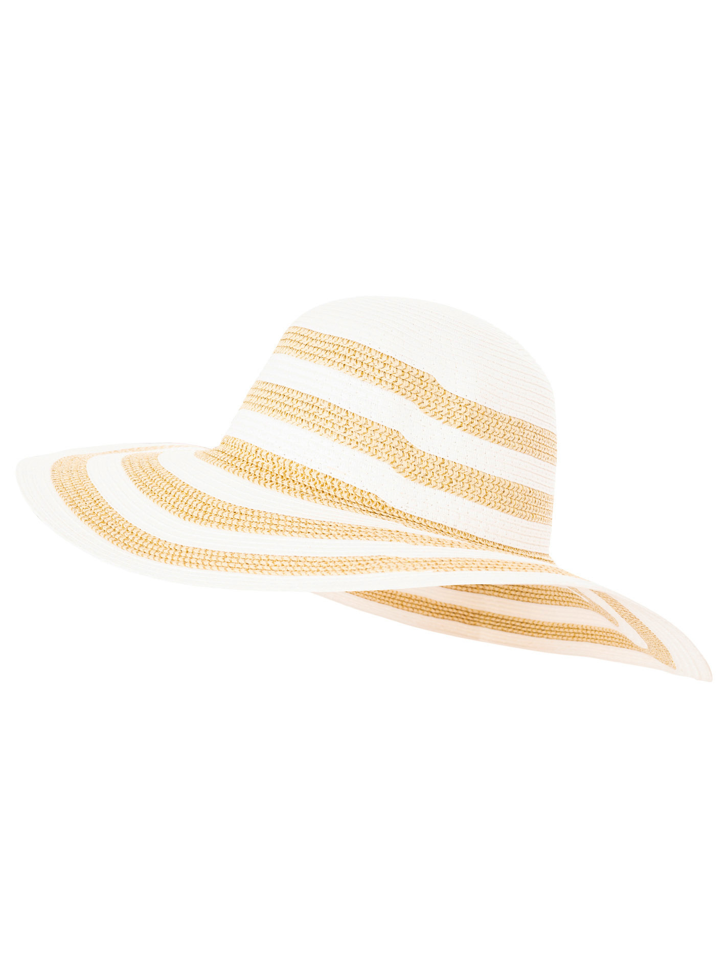 Strohhut "XXL Streifen"