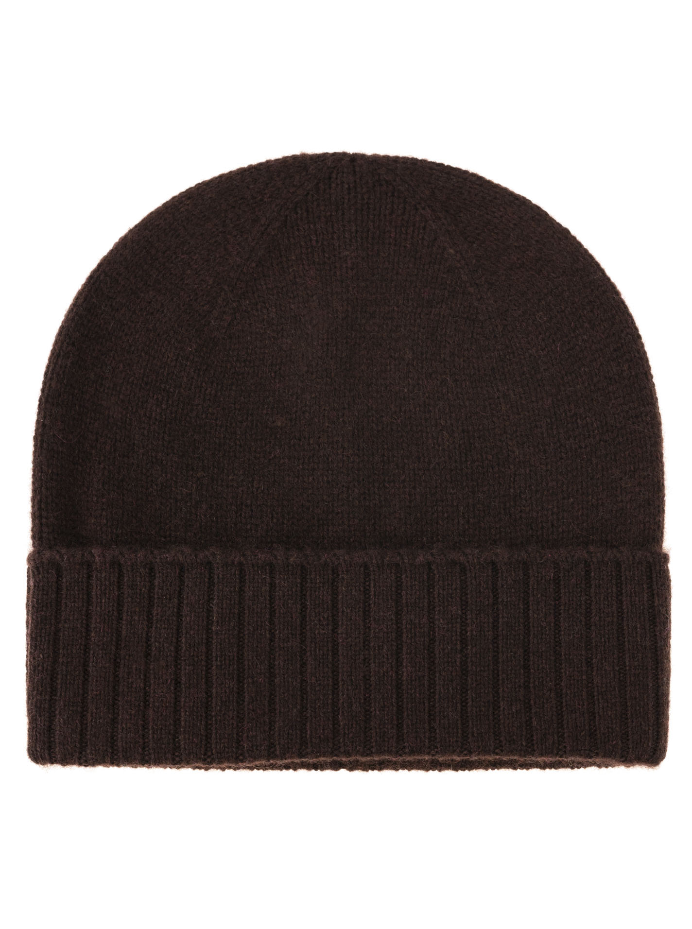 100% Cashmere Mütze gerippter Umschlag