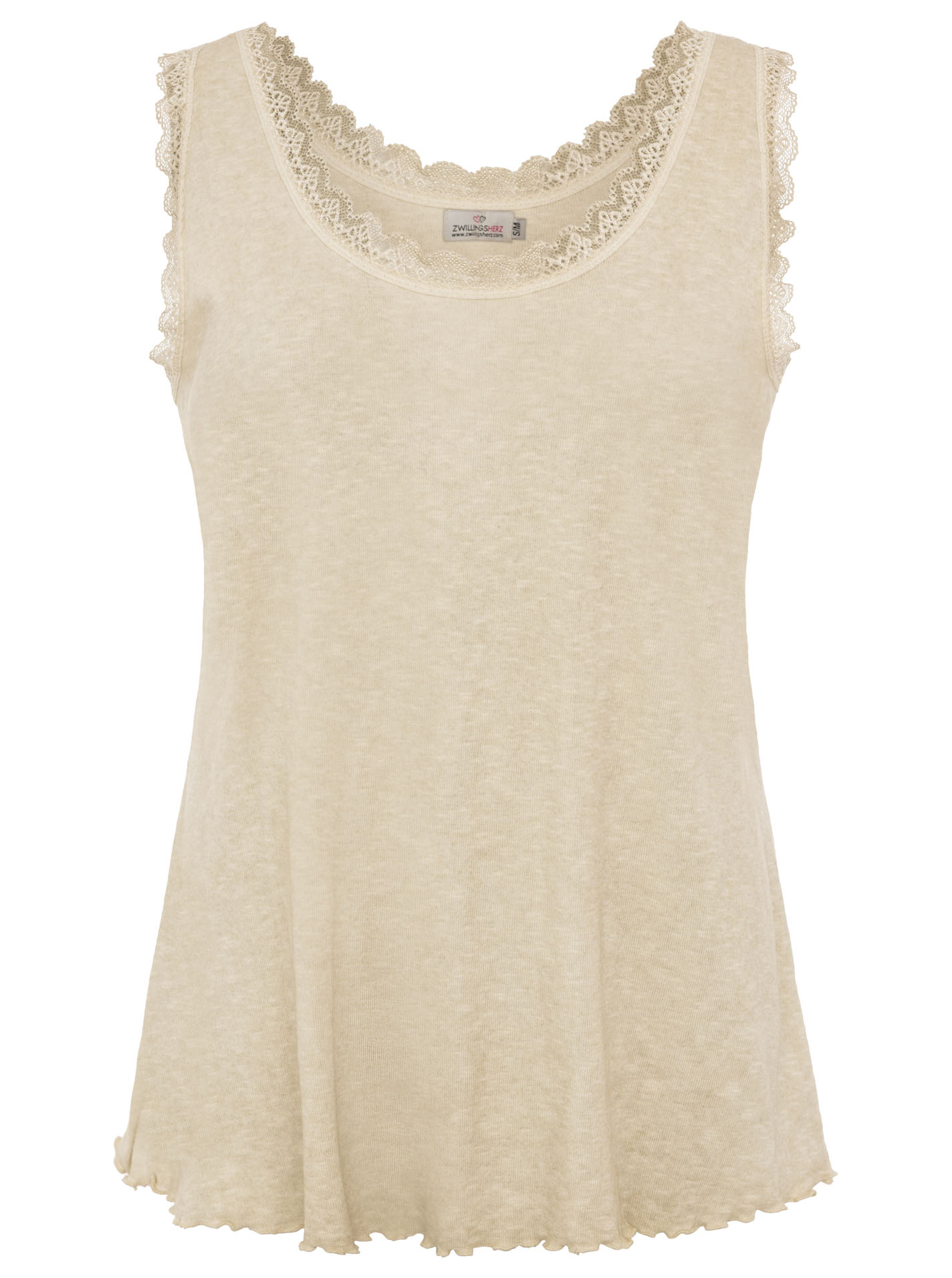 Tanktop Kaltfärbung "Spitze"