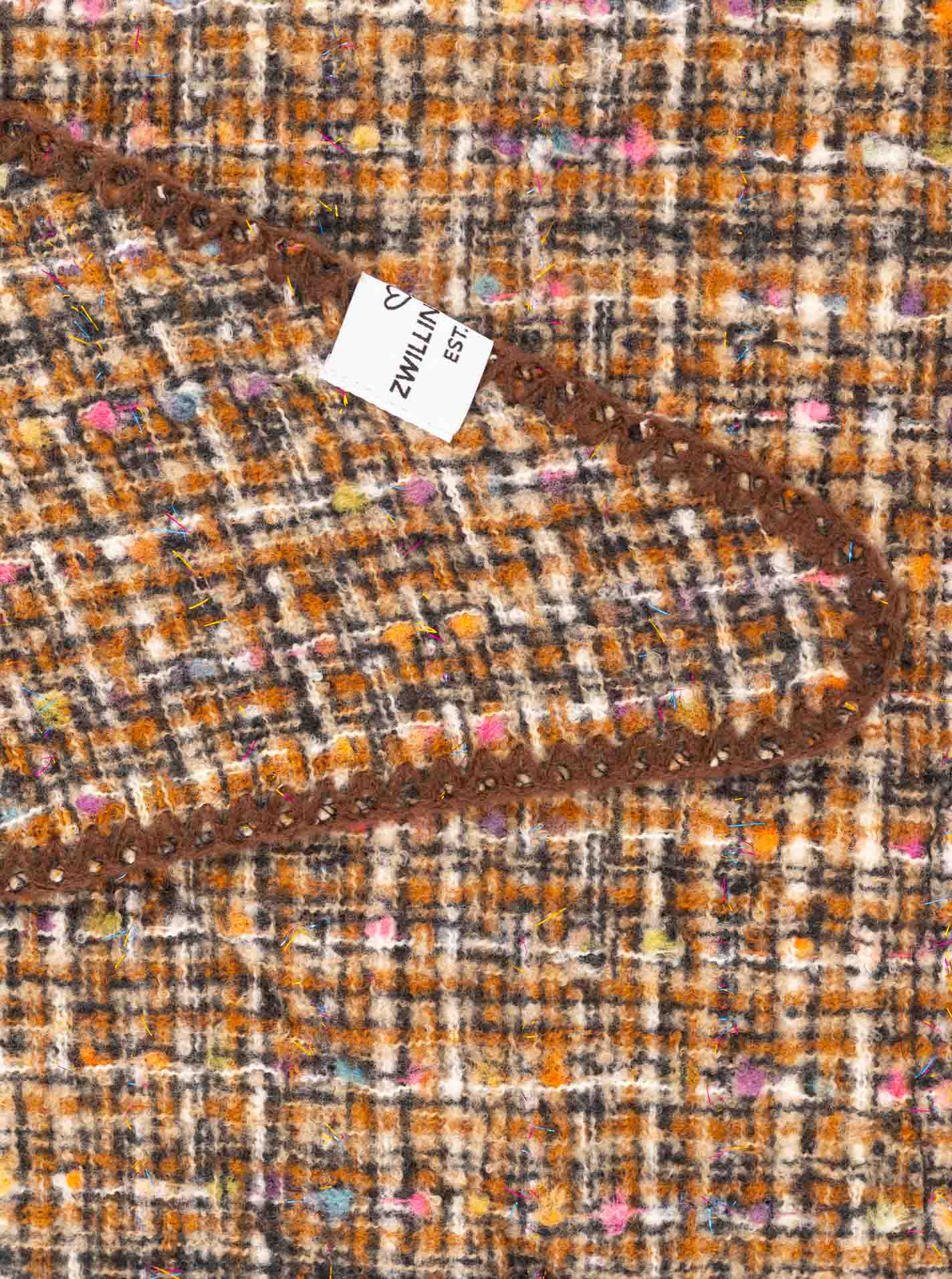 Dreieckstuch "Bouclé Karo"