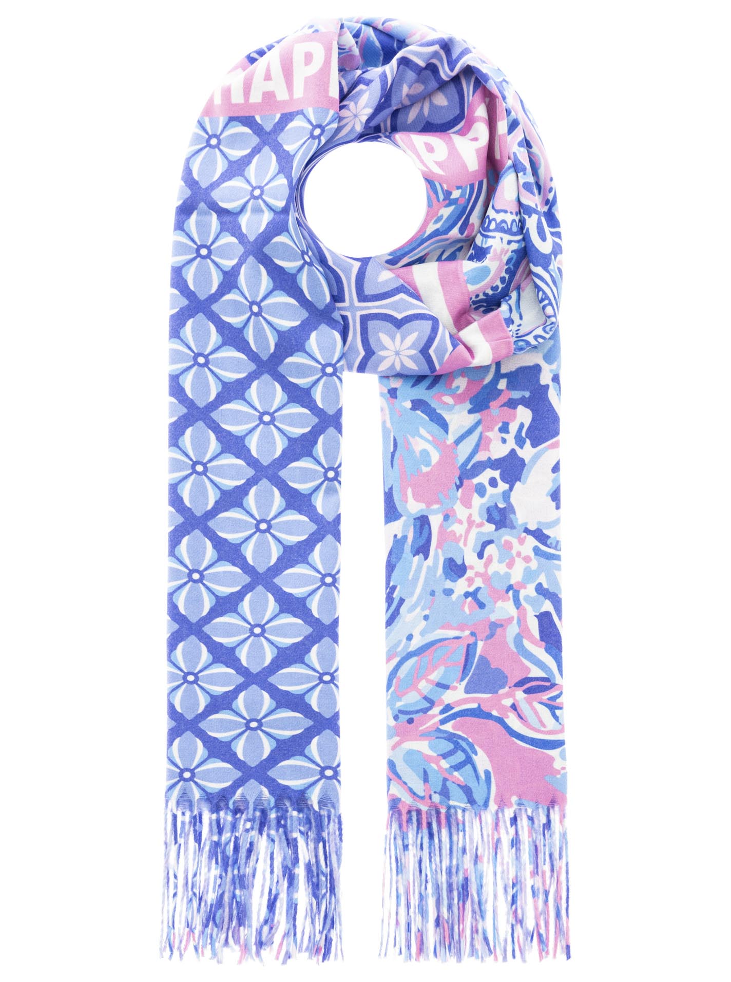 Schal Soft Viskose Digital Print "Grafischer Paisley"
