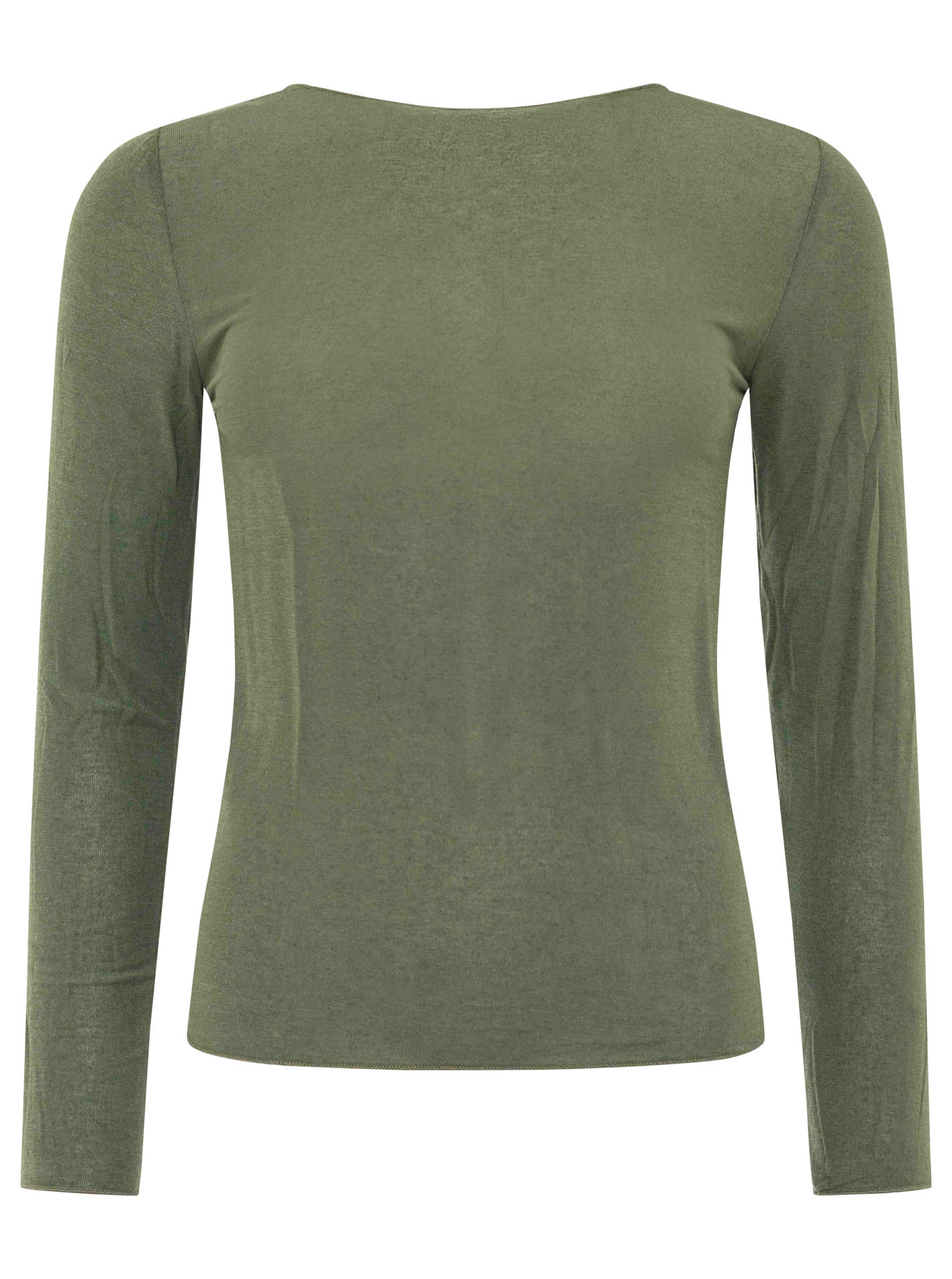 Langarm Unterziehshirt Cashmere Mix "Uni"